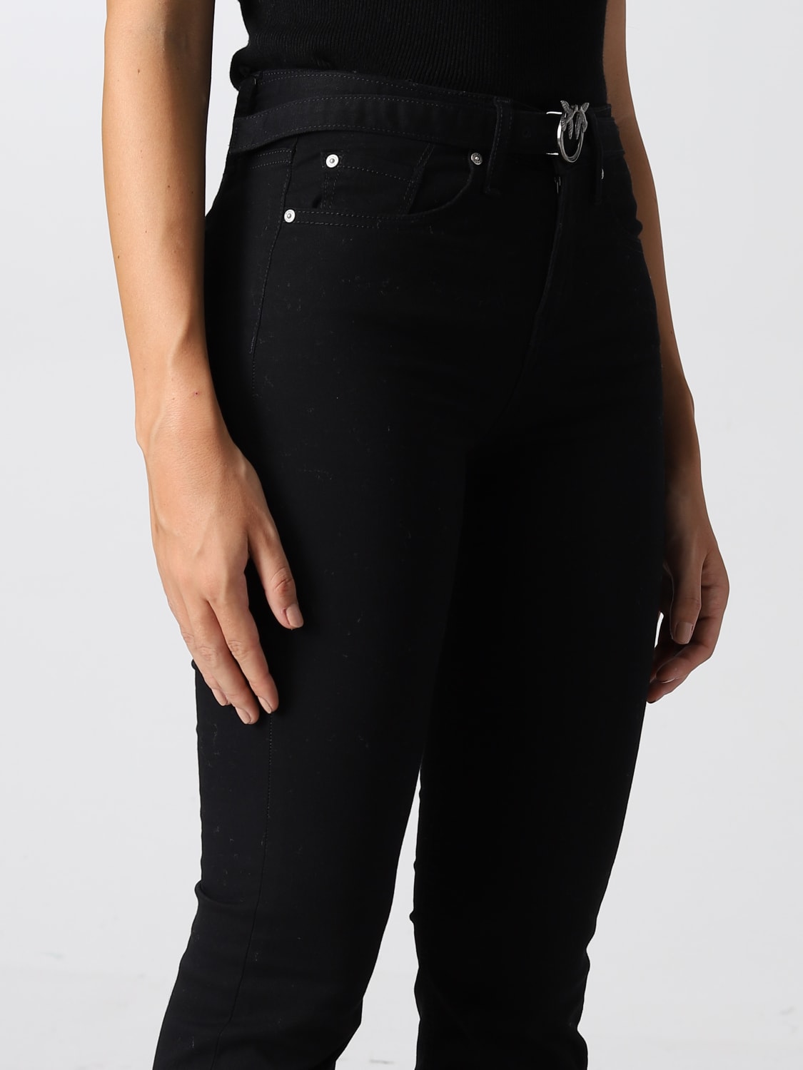 PINKO JEANS: Jeans women Pinko, Black - Img 3