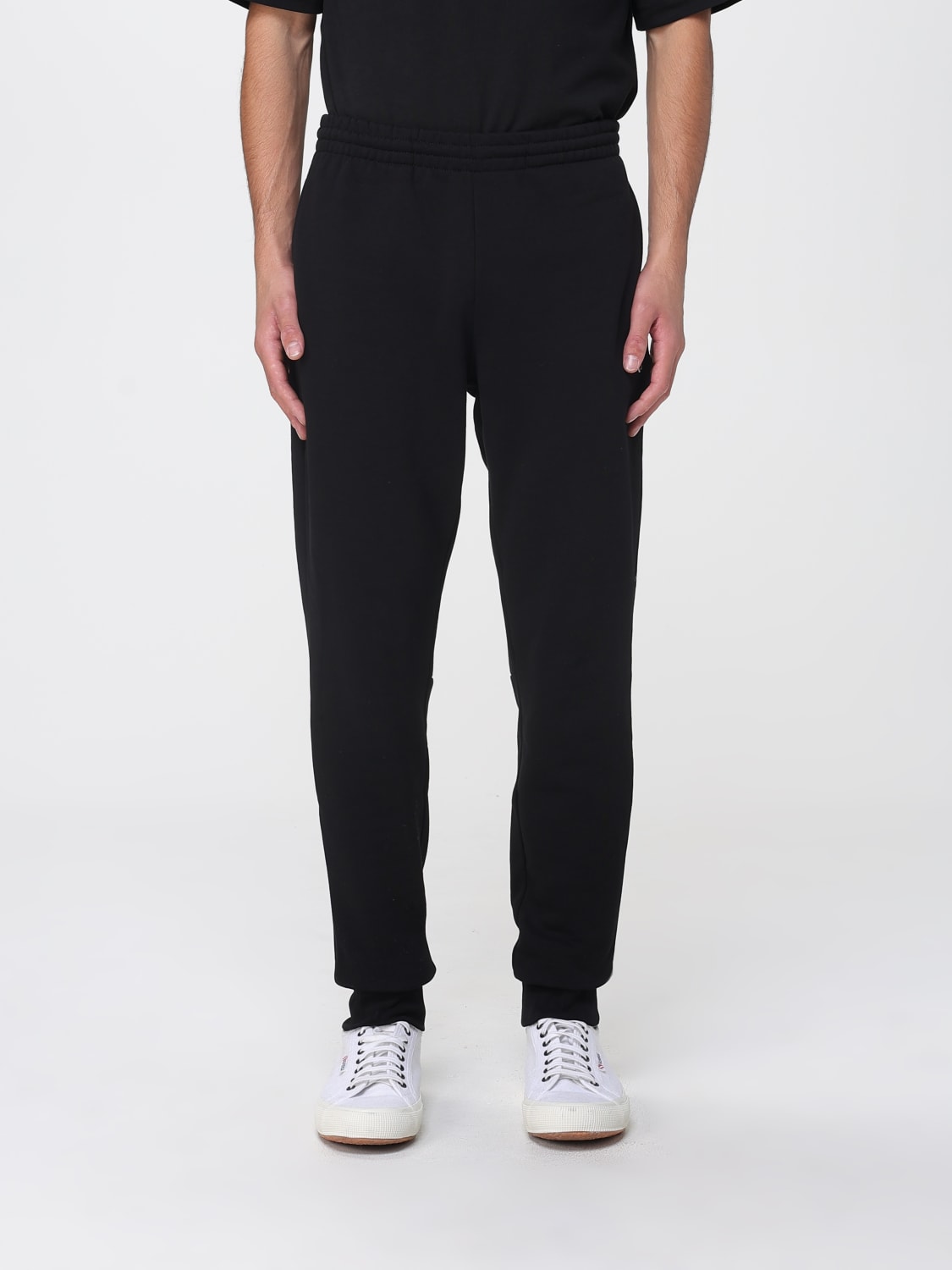 LACOSTE PANTS: Pants men Lacoste, Black - Img 1