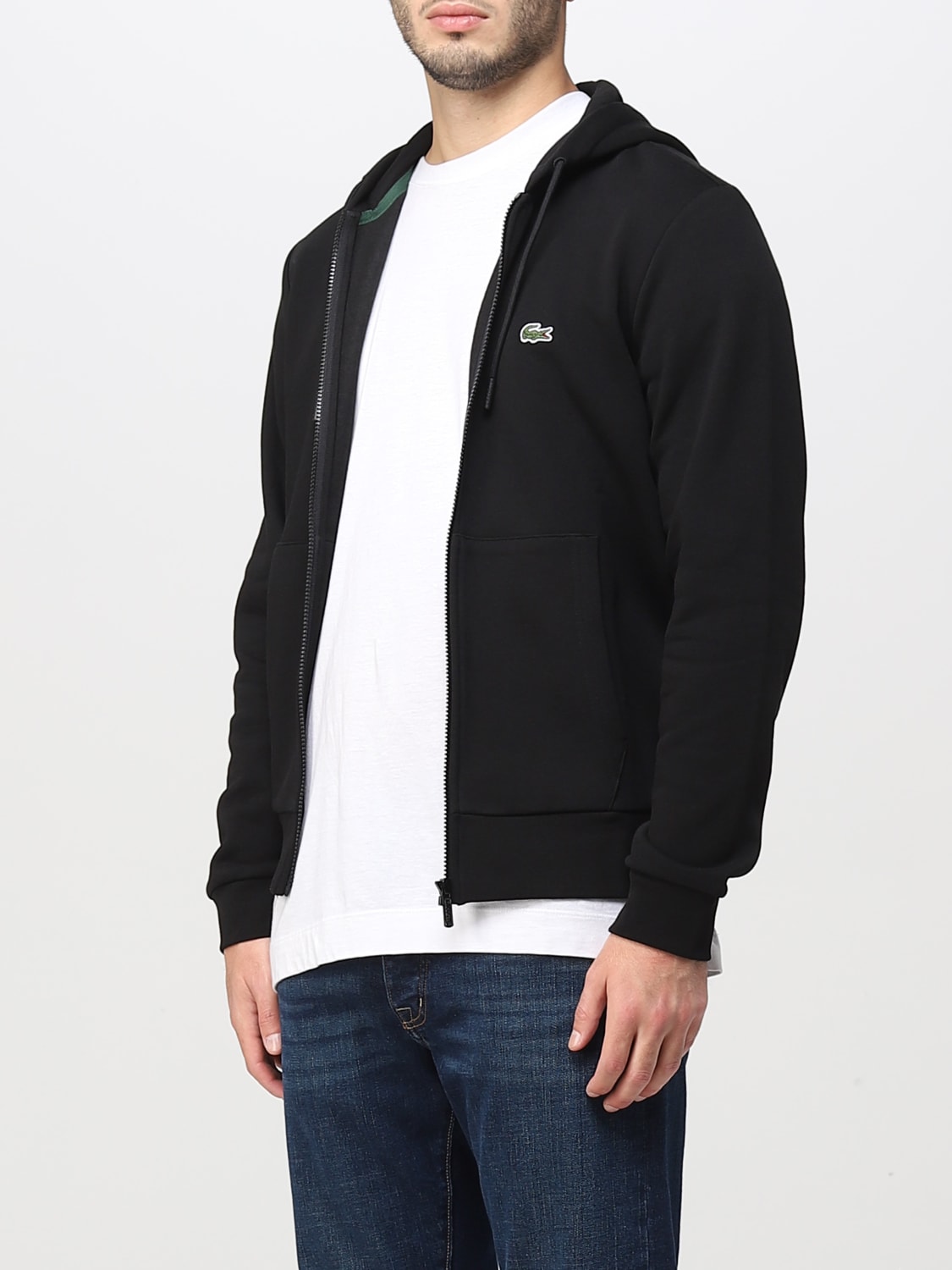LACOSTE SWEATSHIRT: Sweater men Lacoste, Black - Img 3