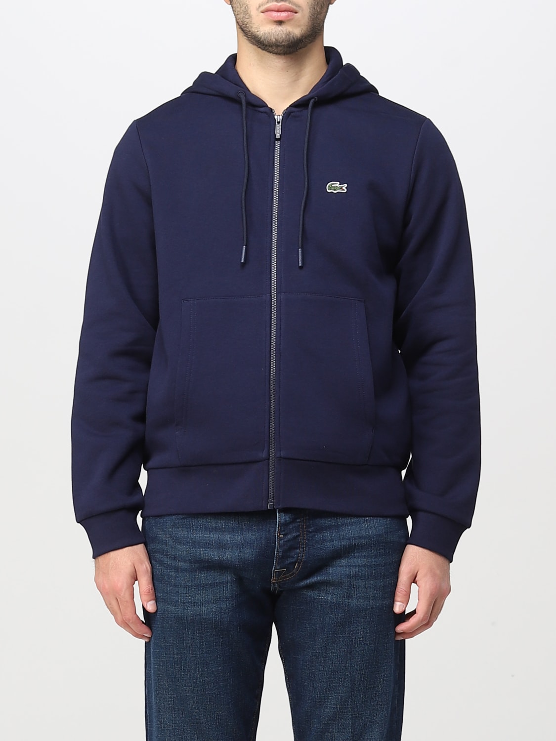 LACOSTE SWEATSHIRT: Sweater men Lacoste, Blue - Img 1