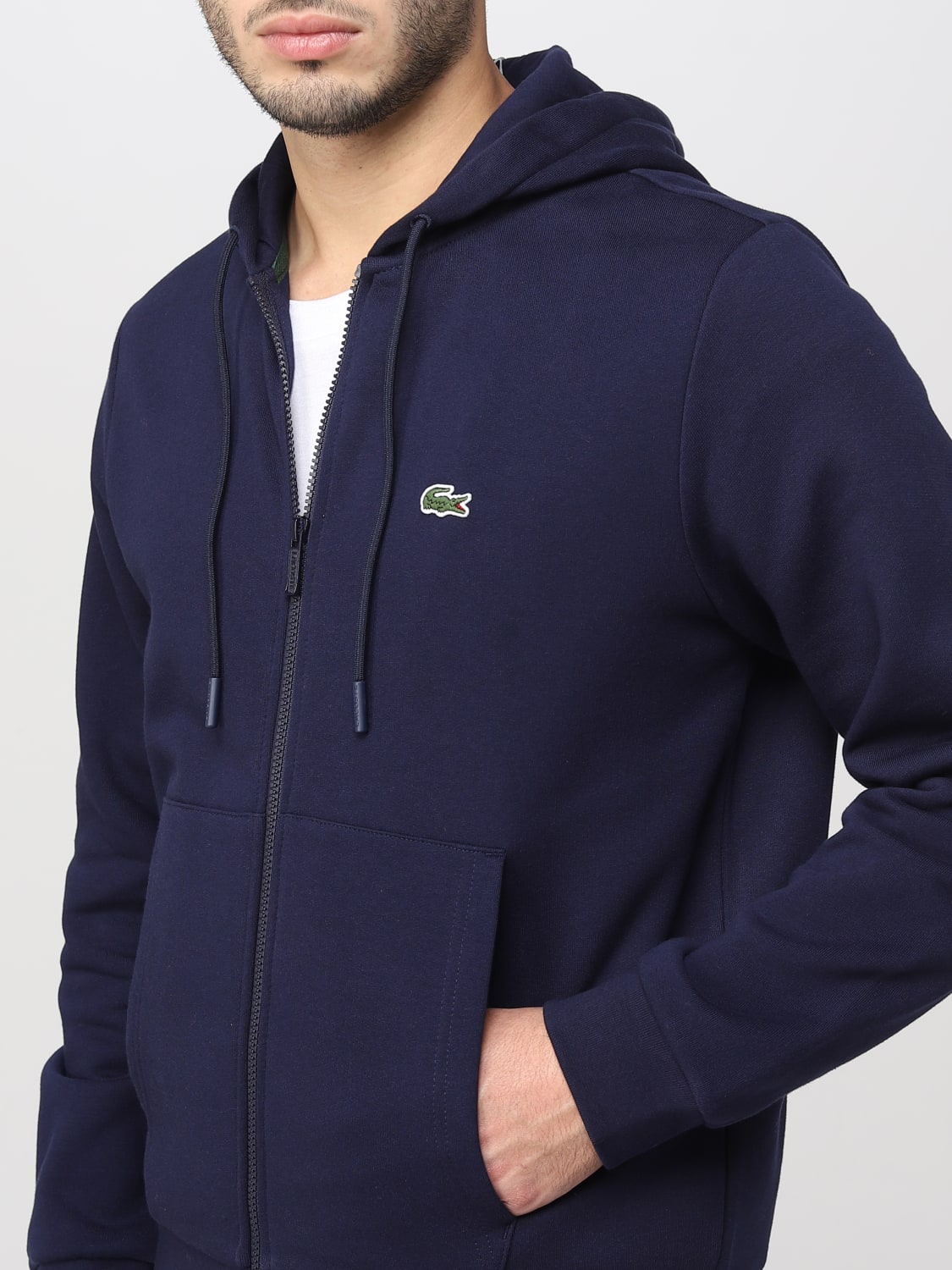 LACOSTE SWEATSHIRT: Sweater men Lacoste, Blue - Img 4