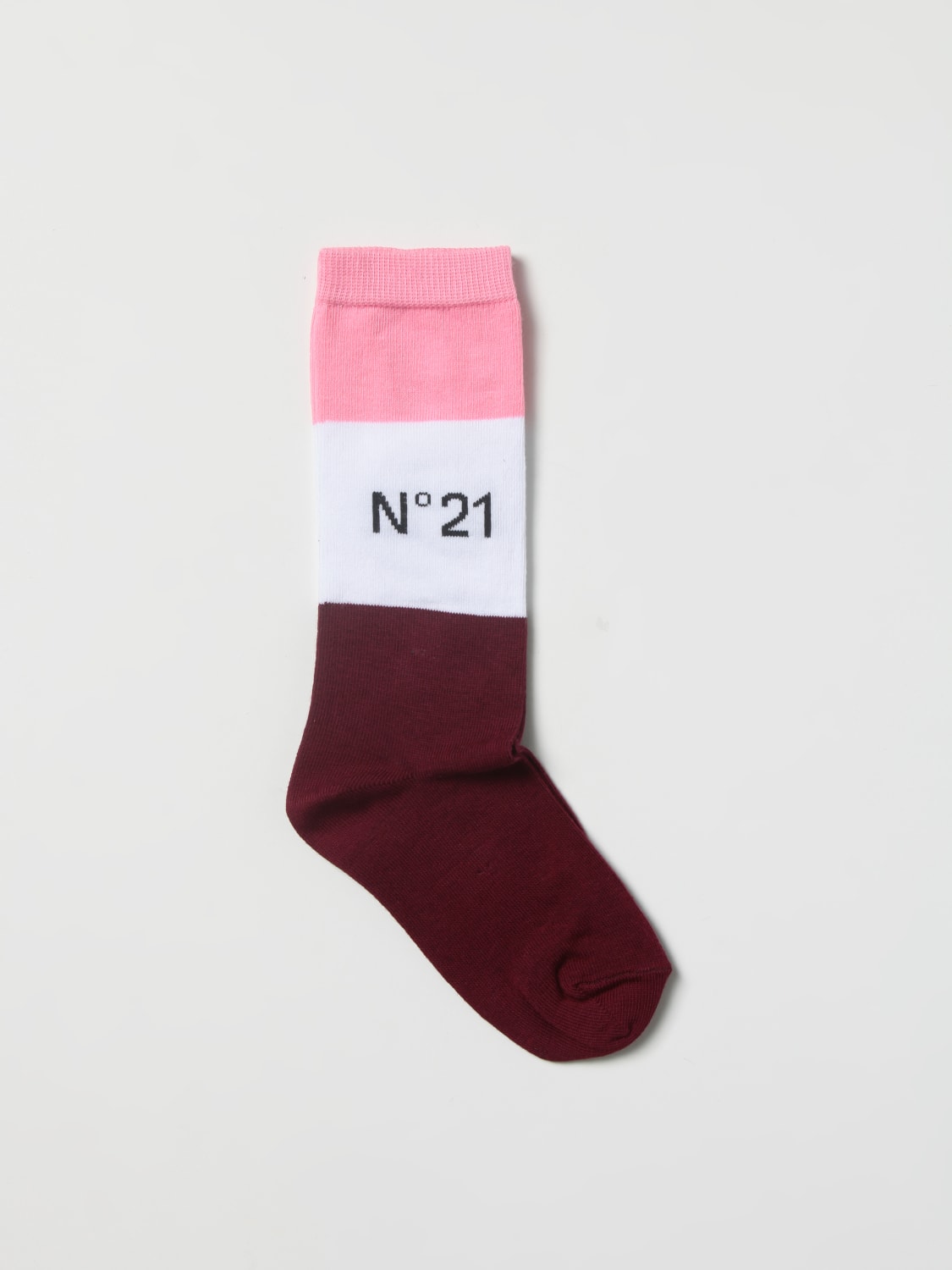 N° 21 CHAUSSETTES FILLE: Chaussettes fille enfant N° 21, Rose - Img 1