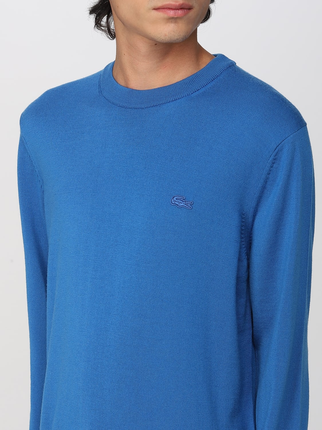 LACOSTE MAGLIA: Maglia Lacoste di lana Merino, Azzurro - Img 3