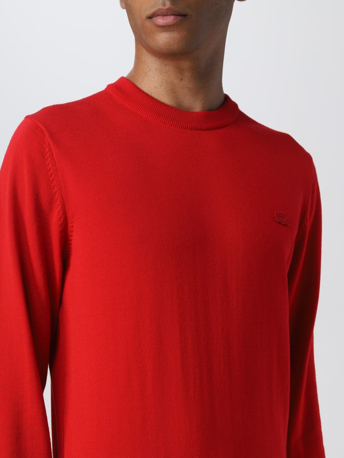 LACOSTE PULL: Pull homme Lacoste, Rouge - Img 3