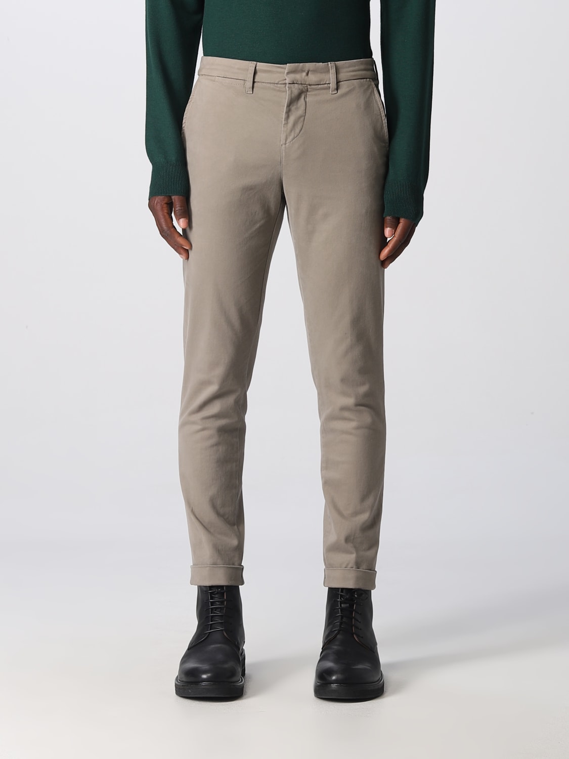 FAY PANTS: Pants men Fay, Mud - Img 1