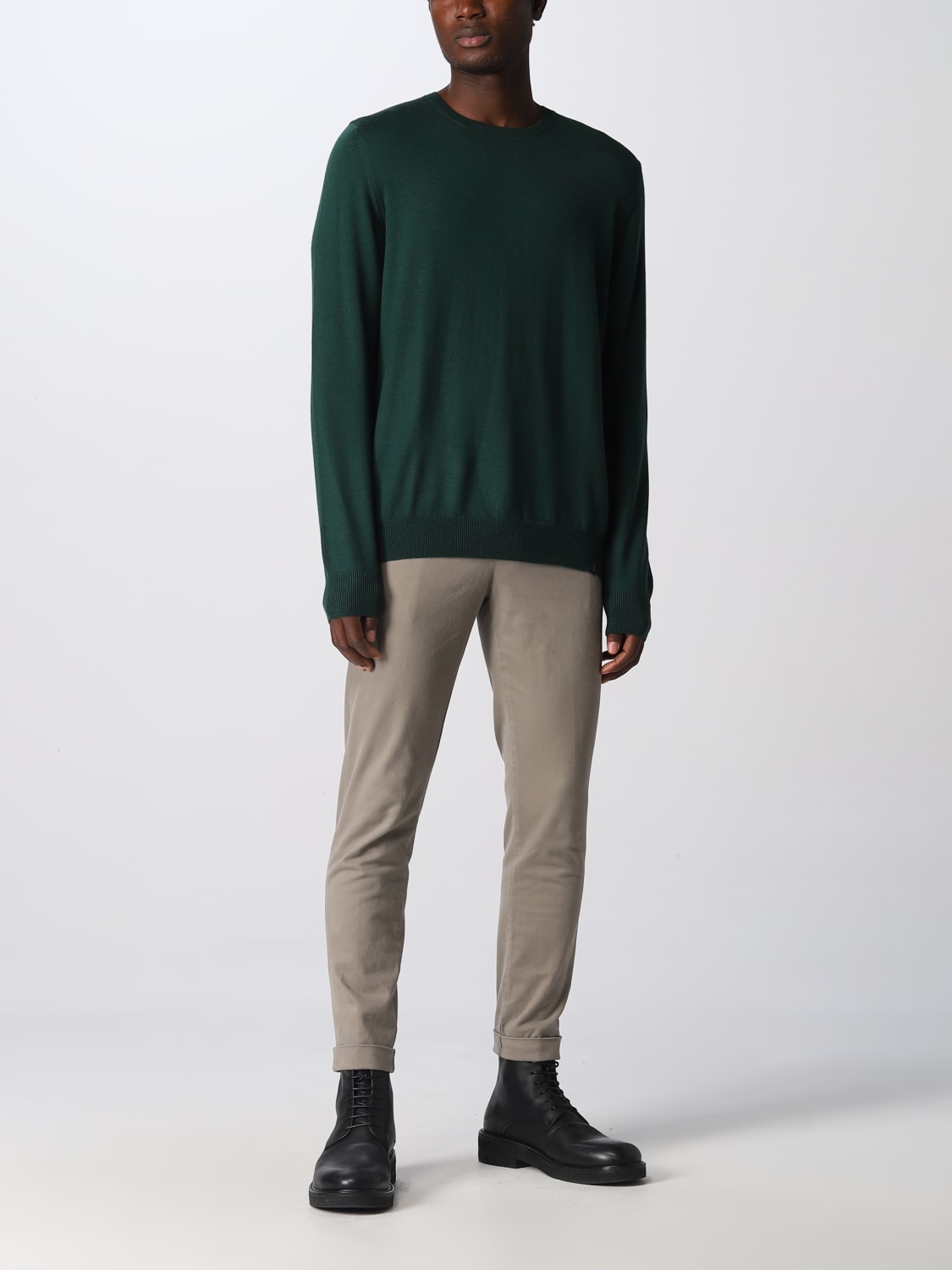 FAY PANTS: Pants men Fay, Mud - Img 2