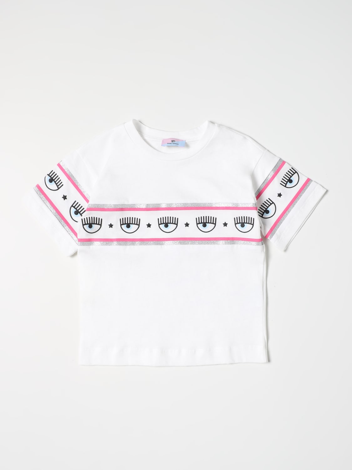 CHIARA FERRAGNI CAMISETA: Camisetas niños Chiara Ferragni, Blanco - Img 1