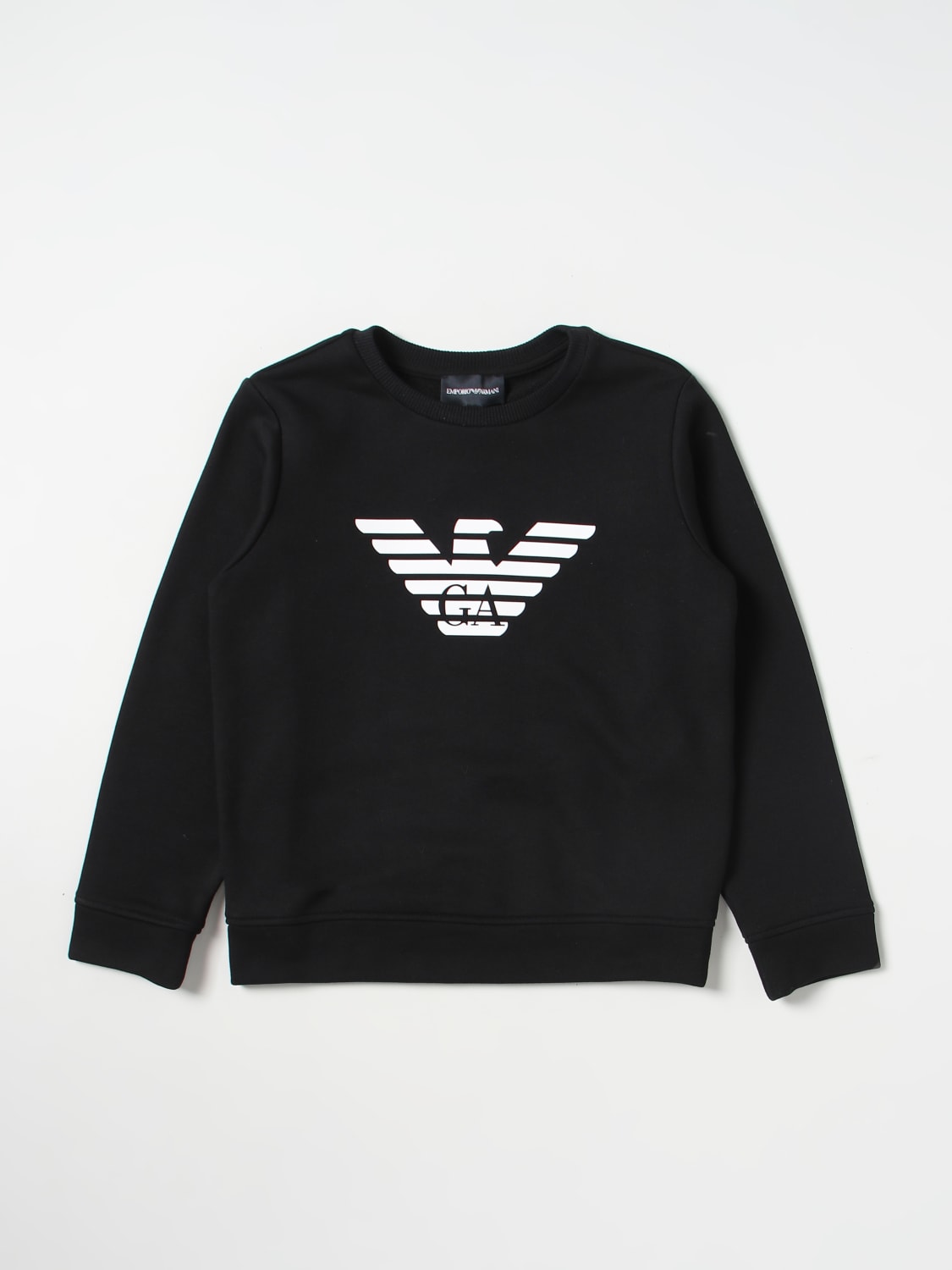 EMPORIO ARMANI SWEATER: Sweater kids Emporio Armani, Black 1 - Img 1