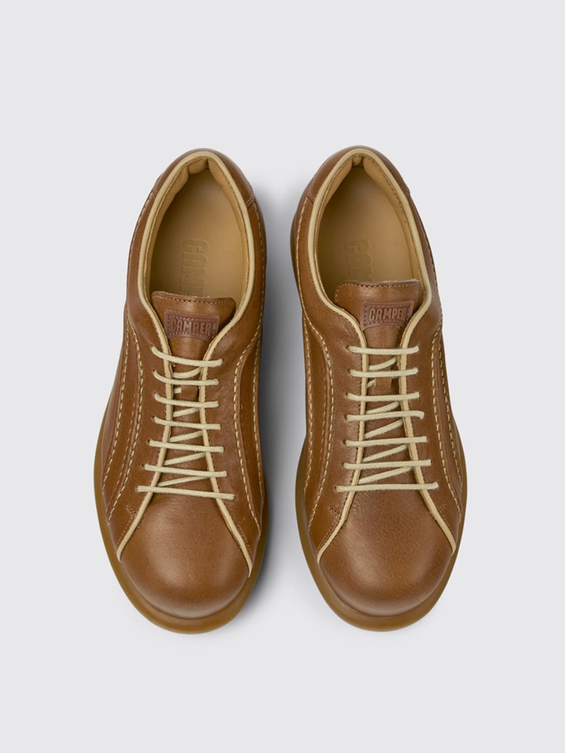 スニーカー CAMPER Woman Sneakers Brown K201460-005 PELOTAS 0 Camper Outlet: Sneakers women - Brown | Camper sneakers