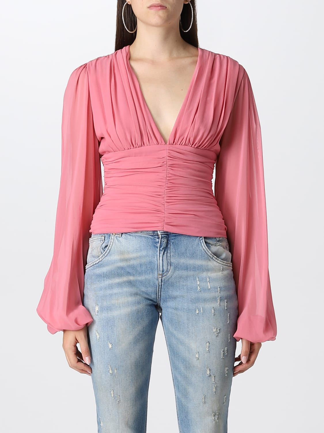 BLUMARINE TOP: Blumarine Damen Pullover, Baby Pink - Img 1