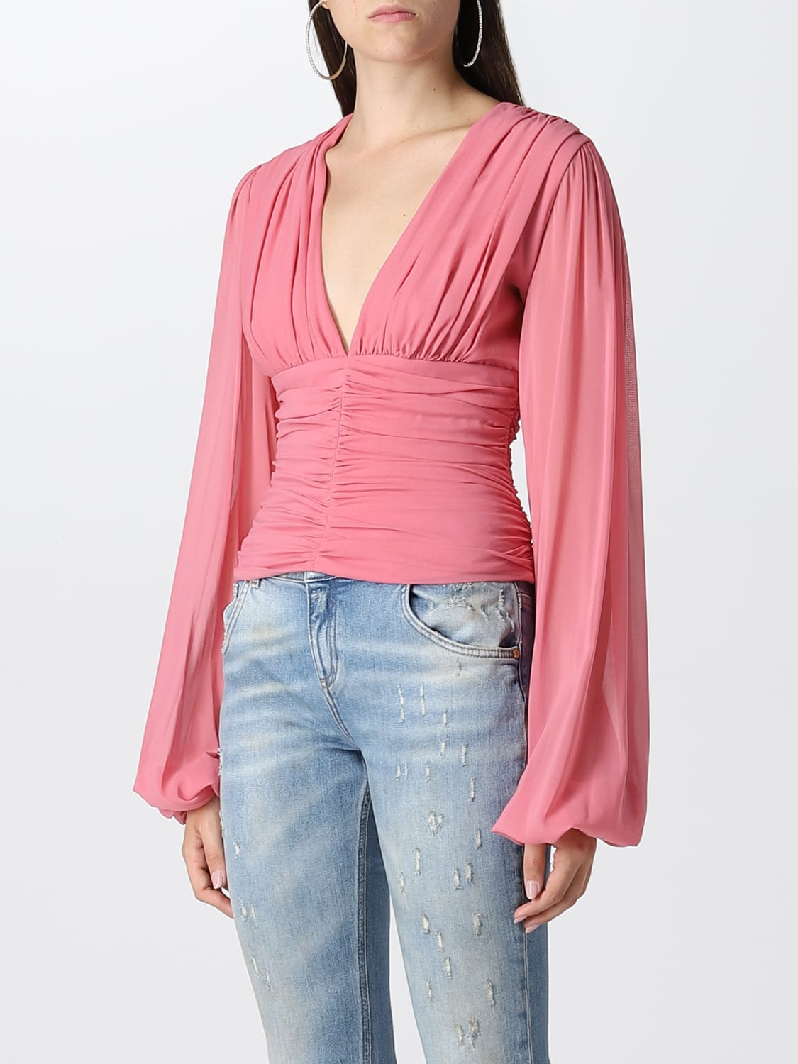 BLUMARINE TOP: Blumarine Damen Pullover, Baby Pink - Img 4