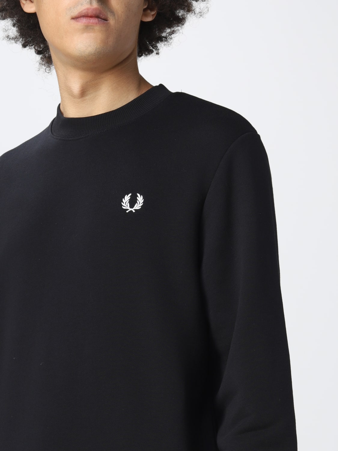 FRED PERRY SWEATSHIRT: Sweatshirt men Fred Perry, Black - Img 3