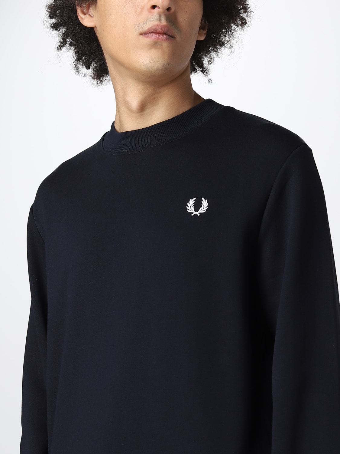 FRED PERRY SWEATSHIRT: Sweatshirt men Fred Perry, Navy - Img 3