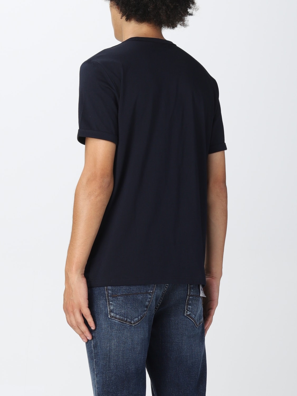 FRED PERRY T-SHIRT: T-shirt men Fred Perry, Navy - Img 2