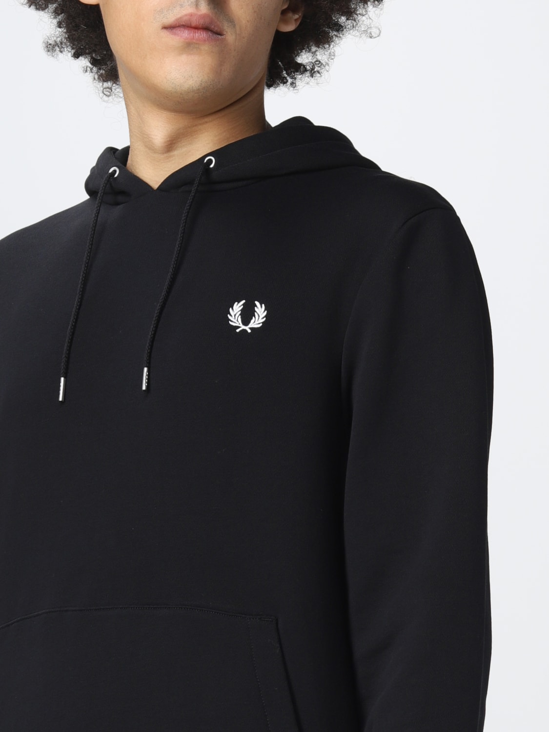 FRED PERRY 卫衣: 卫衣 男士 Fred Perry, 黑色 - Img 3