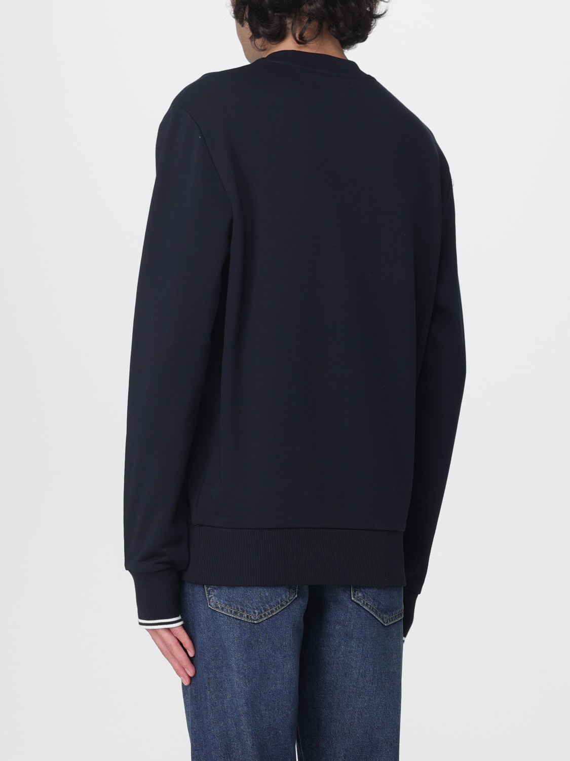 FRED PERRY SWEATSHIRT: Sweatshirt men Fred Perry, Blue - Img 2