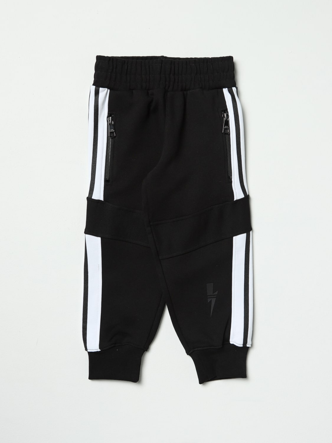 NEIL BARRETT KIDS PANTS: Pants kids Neil Barrett, Black - Img 1