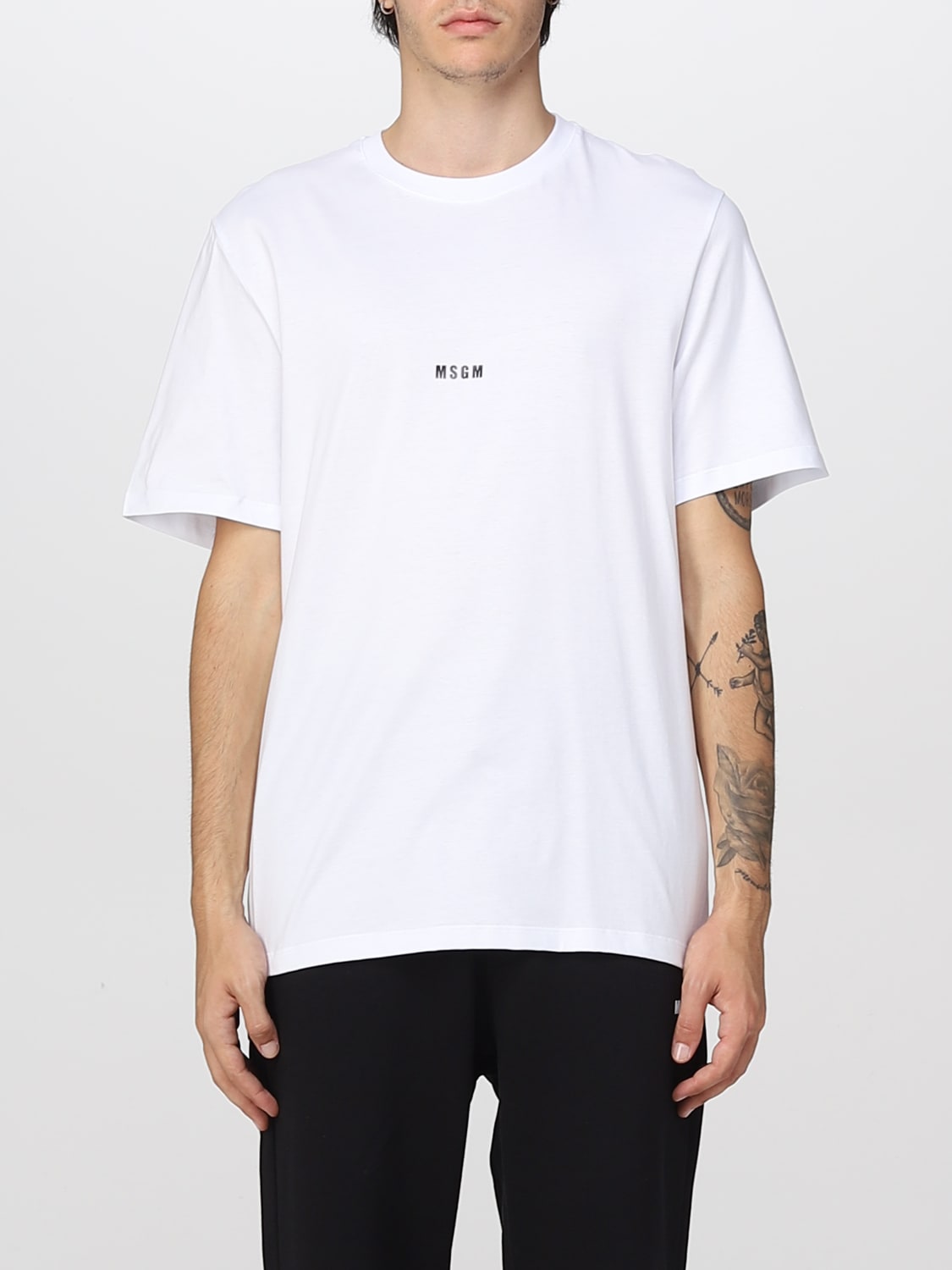 MSGM T-SHIRT: T-shirt men MSGM, White - Img 1