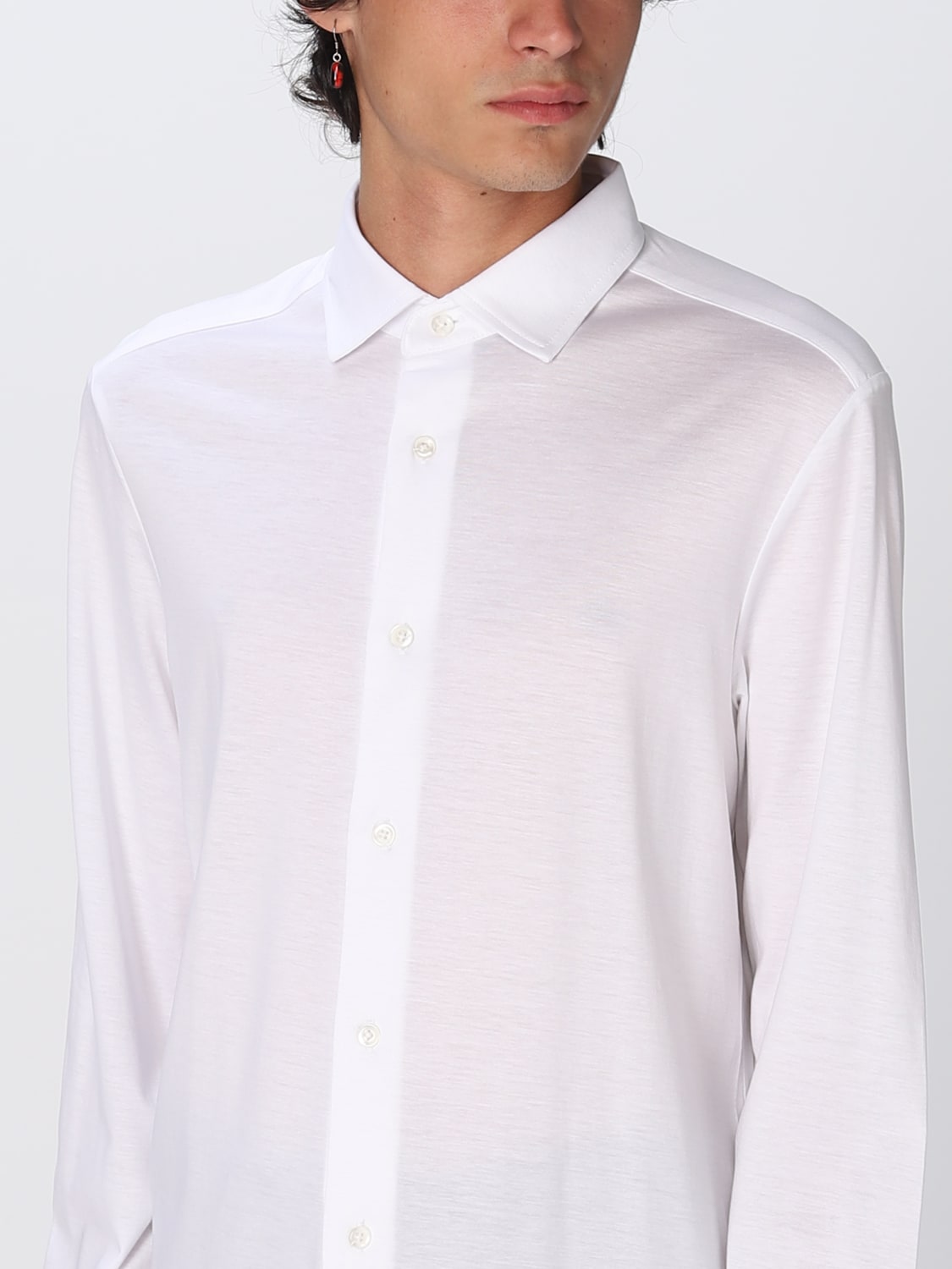 シャツ EMPORIO ARMANI Men Long Tops 8N1CG11JUVZ0100 WHITE Long ARMANI 8N1CG11JUVZ0100 Men WHITE シャツ EMPORIO Tops