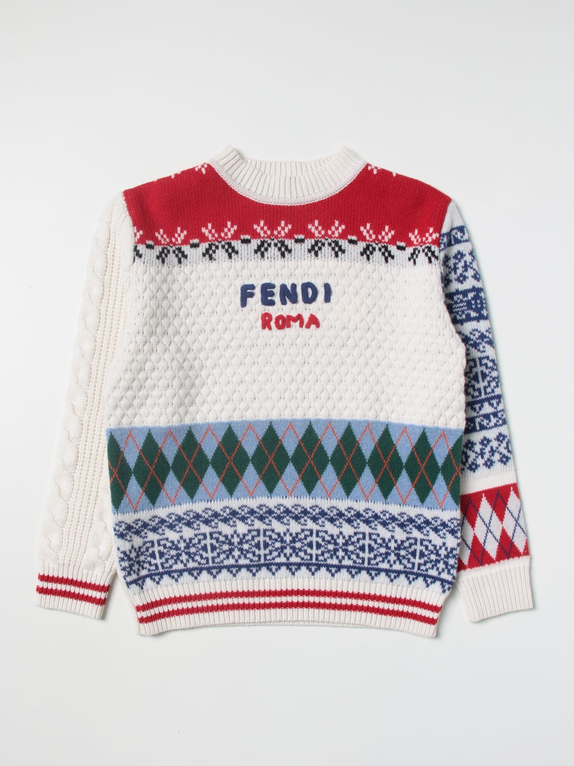 FENDI PULL: Pull enfant Fendi Kids, Multicolore - Img 1