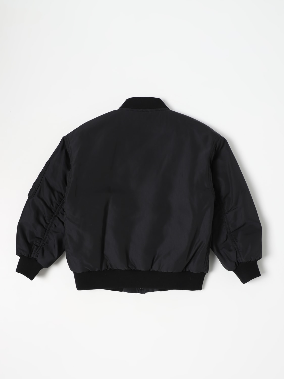 DOLCE & GABBANA JACKET: Dolce & Gabbana nylon bomber jacket, Black - Img 2
