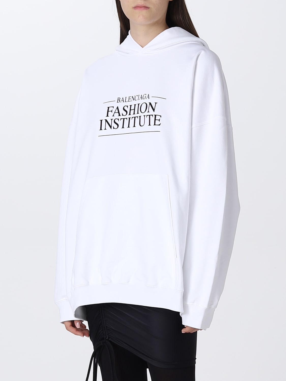 BALENCIAGA SWEATSHIRT: Sweatshirt women Balenciaga, White - Img 4