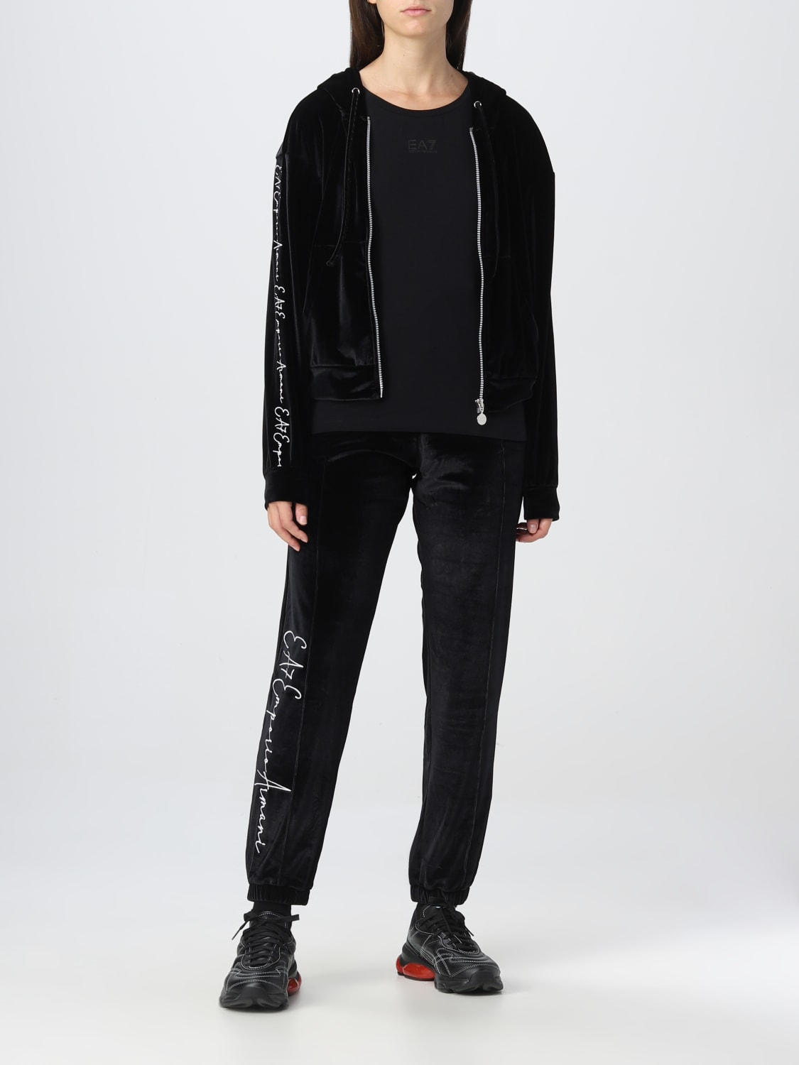 Armani velvet tracksuit on sale