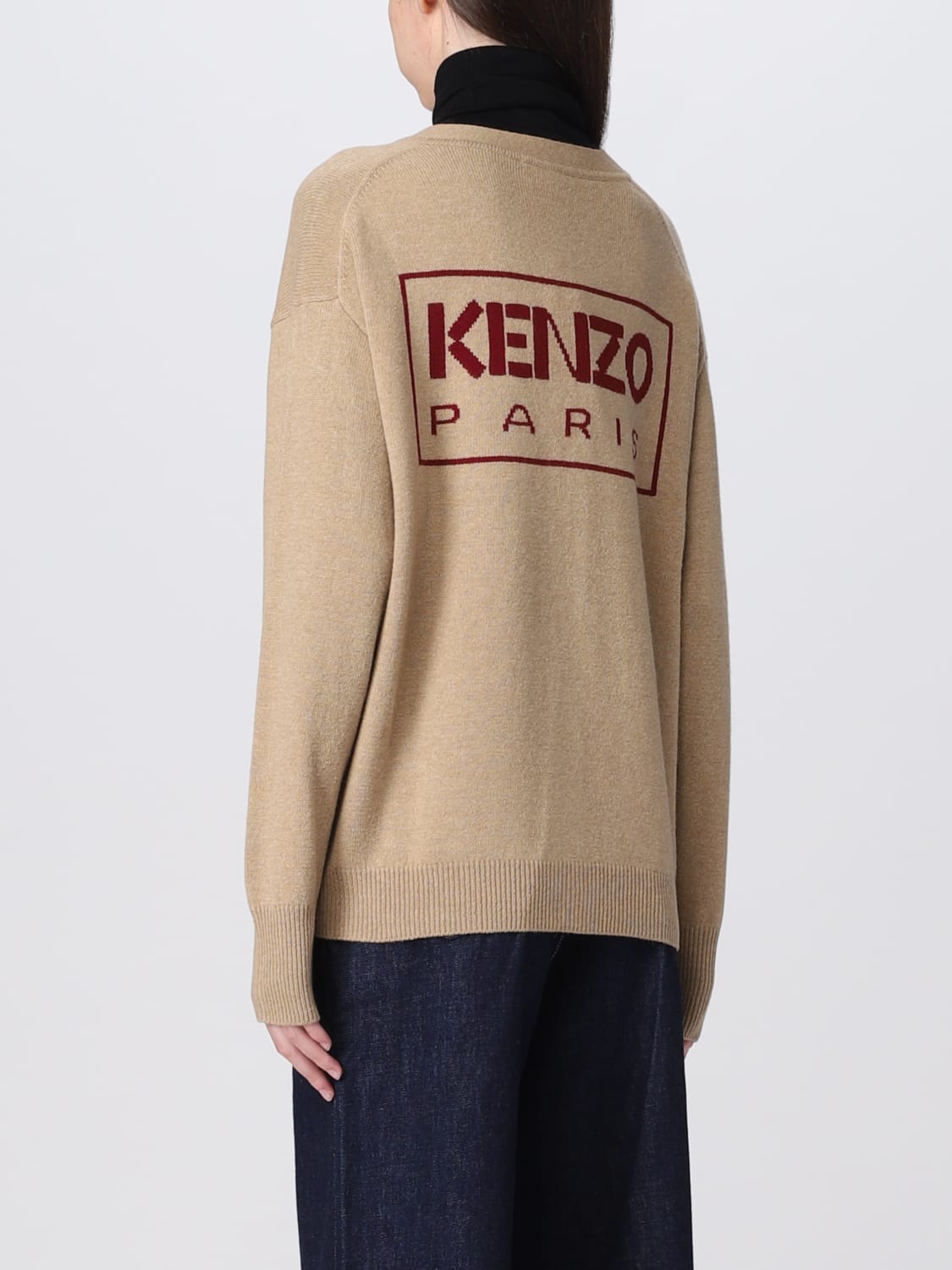 KENZO PULL: Pull femme Kenzo, Beige - Img 3