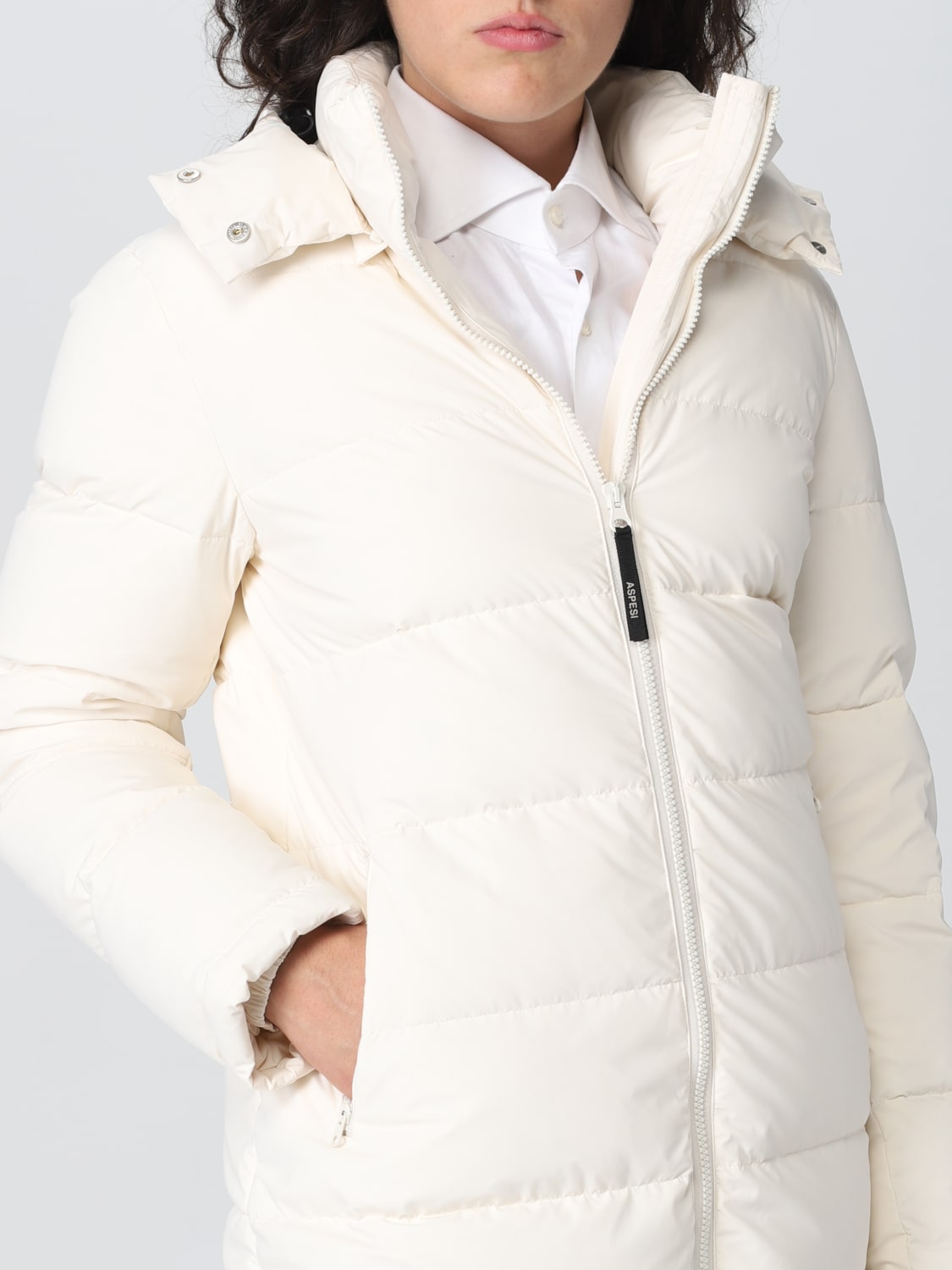 ASPESI VESTE: Manteau femme Aspesi, Naturel - Img 4