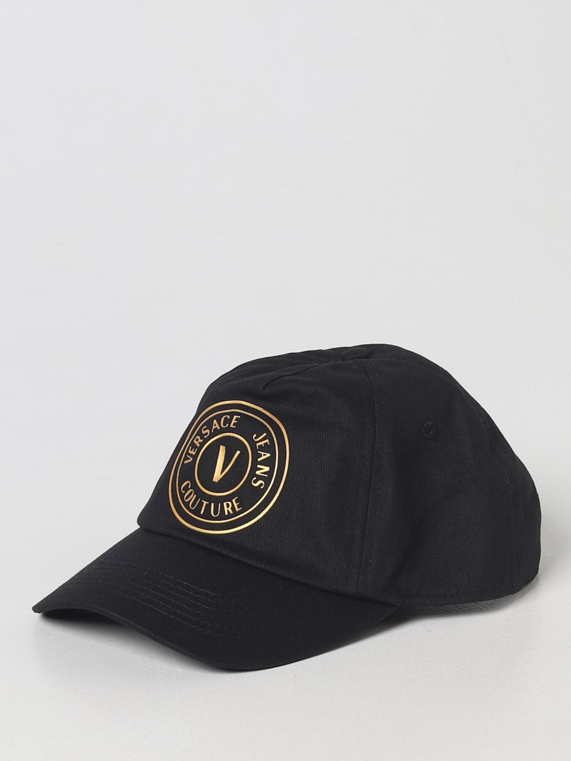 VERSACE JEANS COUTURE HAT: Hat men Versace Jeans Couture, Black - Img 1