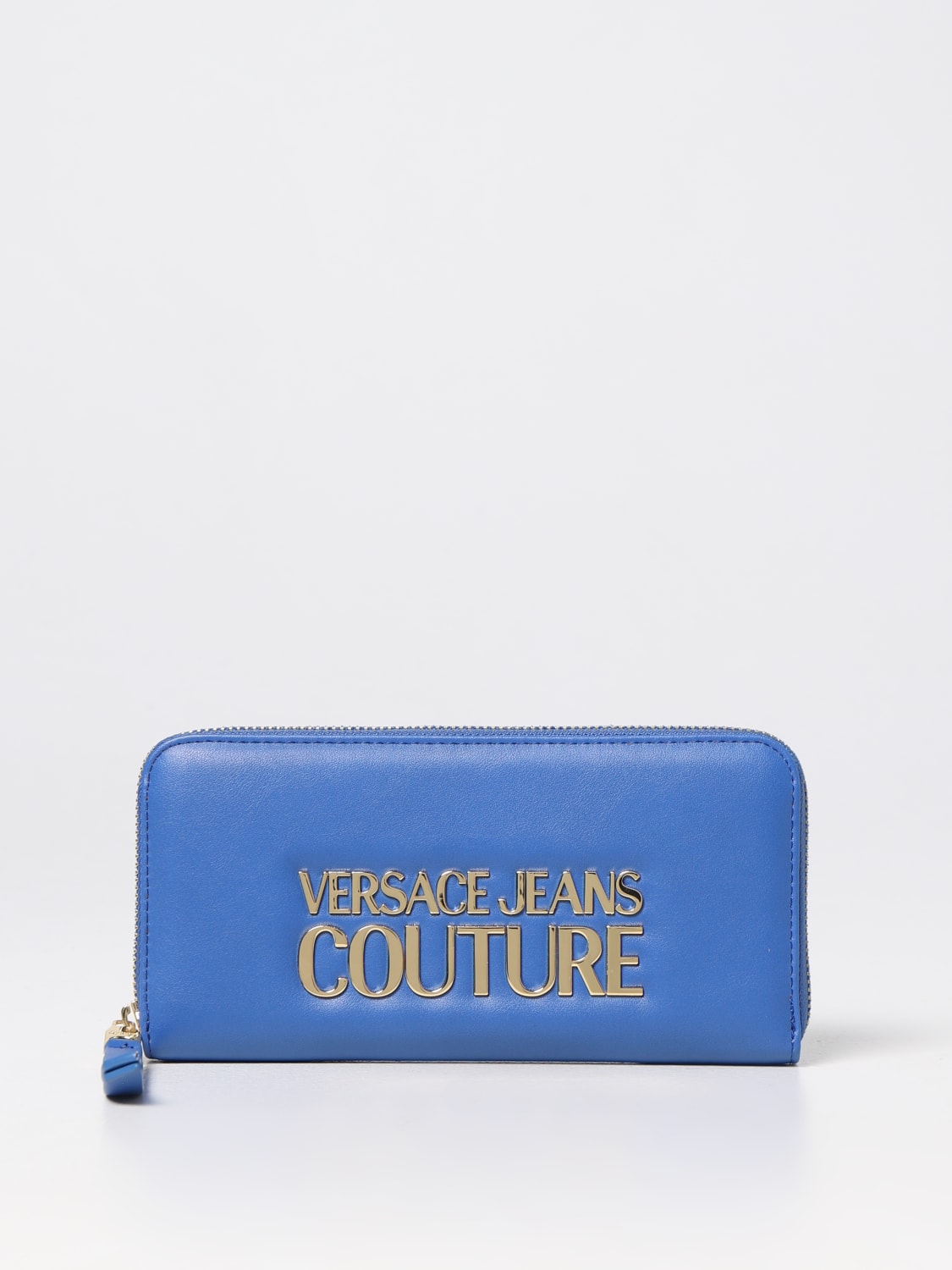 財布・小物その他 VERSACE JEANS COUTURE Woman Wallet Blue 73VA5PL1ZS412 205 Versace Jeans Couture Outlet: Wallet women - Blue | Versace