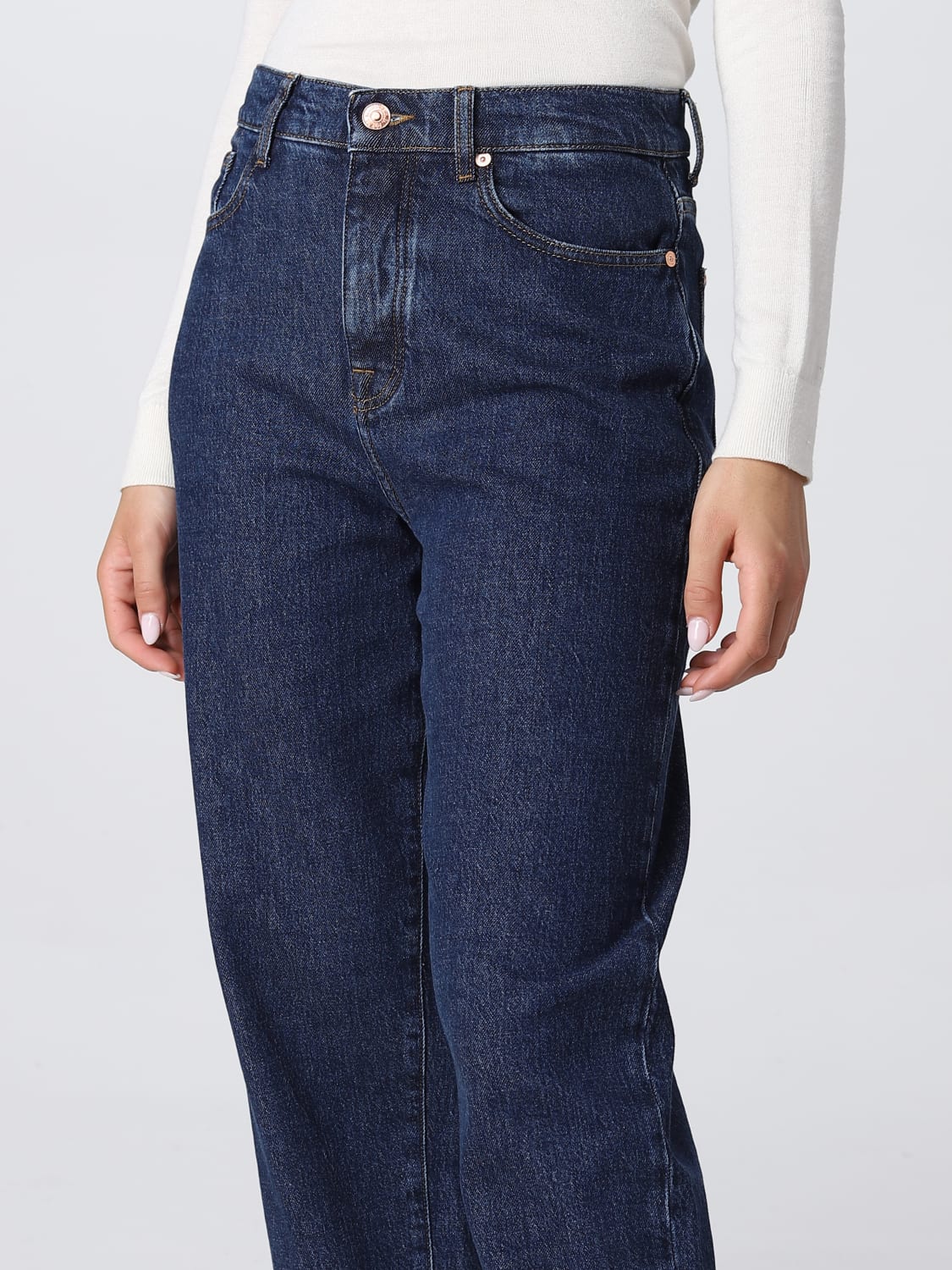 7 FOR ALL MANKIND JEANS: Jeans women 7 For All Mankind, Blue - Img 3