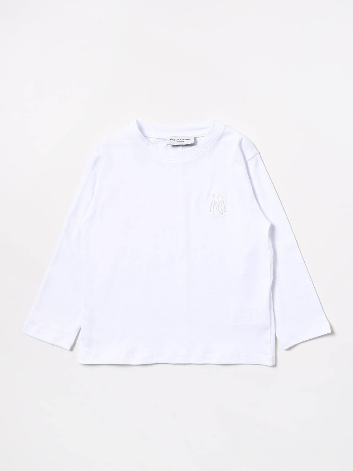 PAOLO PECORA T-SHIRT: T-shirt basic Paolo Pecora, Bianco - Img 1