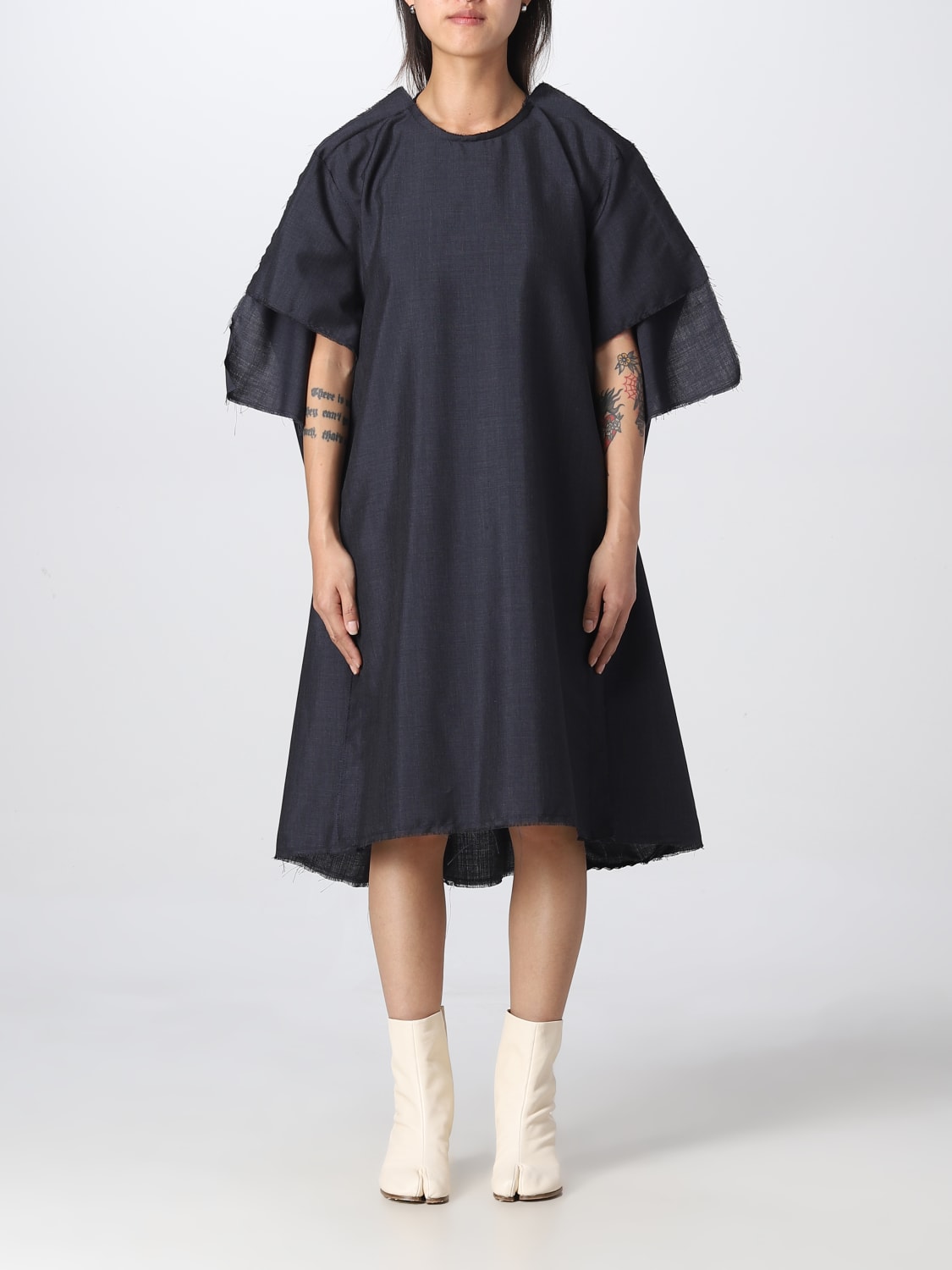 ワンピース Maison Margiela FW22 MOHAIR DRESS (SI0CT0004_S52583855) MAISON MARGIELA: Dress women - Grey | Maison Margiela dress