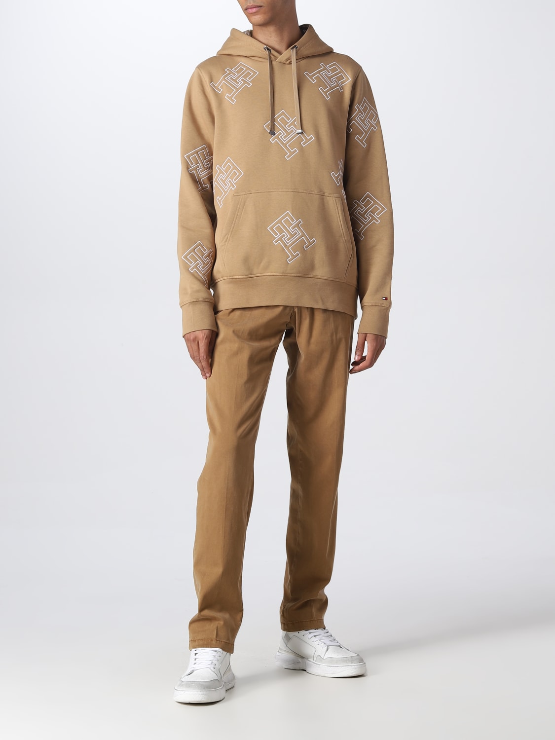 Tommy Hilfiger Outlet: Sweatshirt herren - Beige | Tommy Hilfiger 