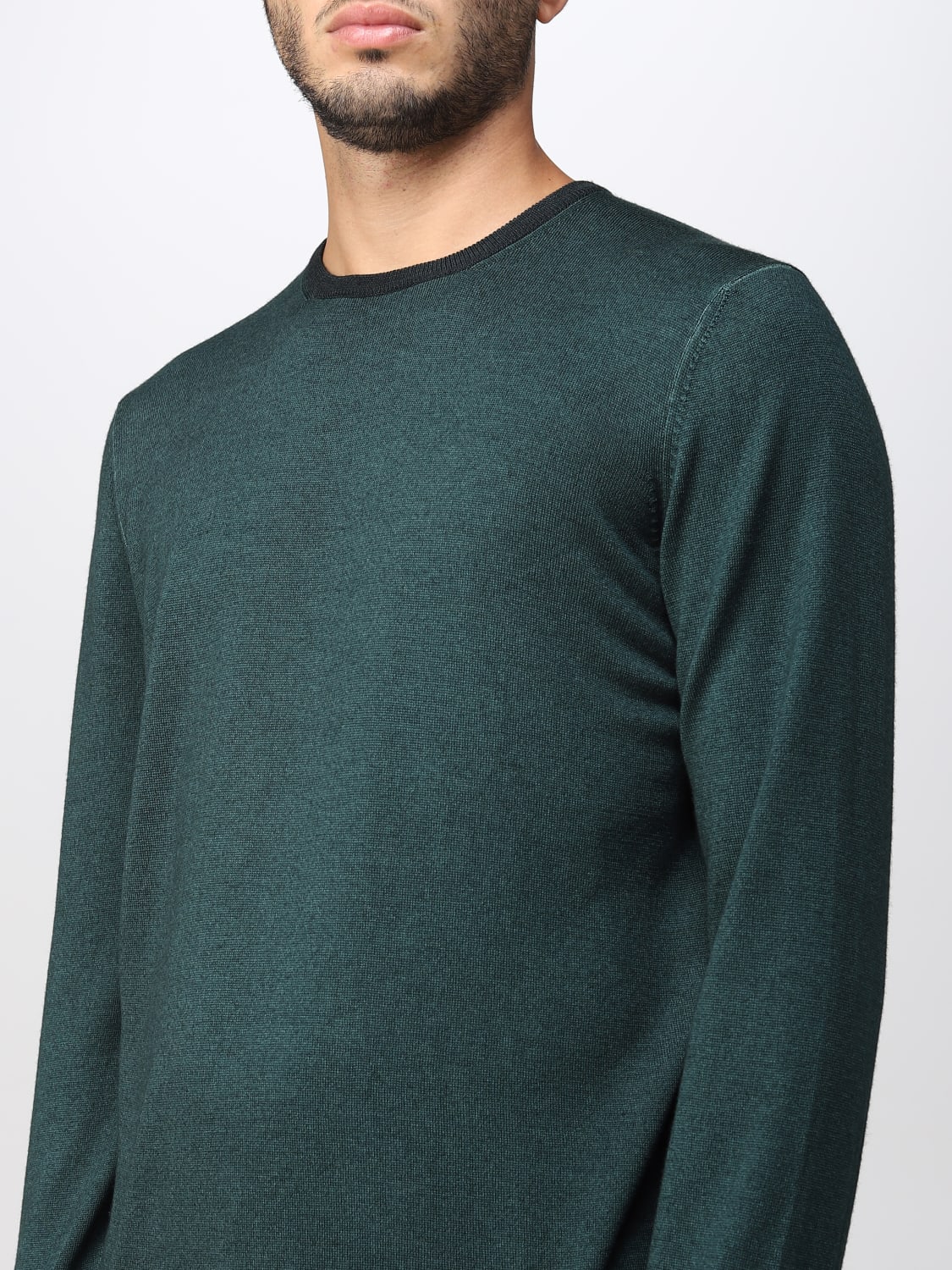 FAY SWEATER: Sweater men Fay, Grass Green - Img 3