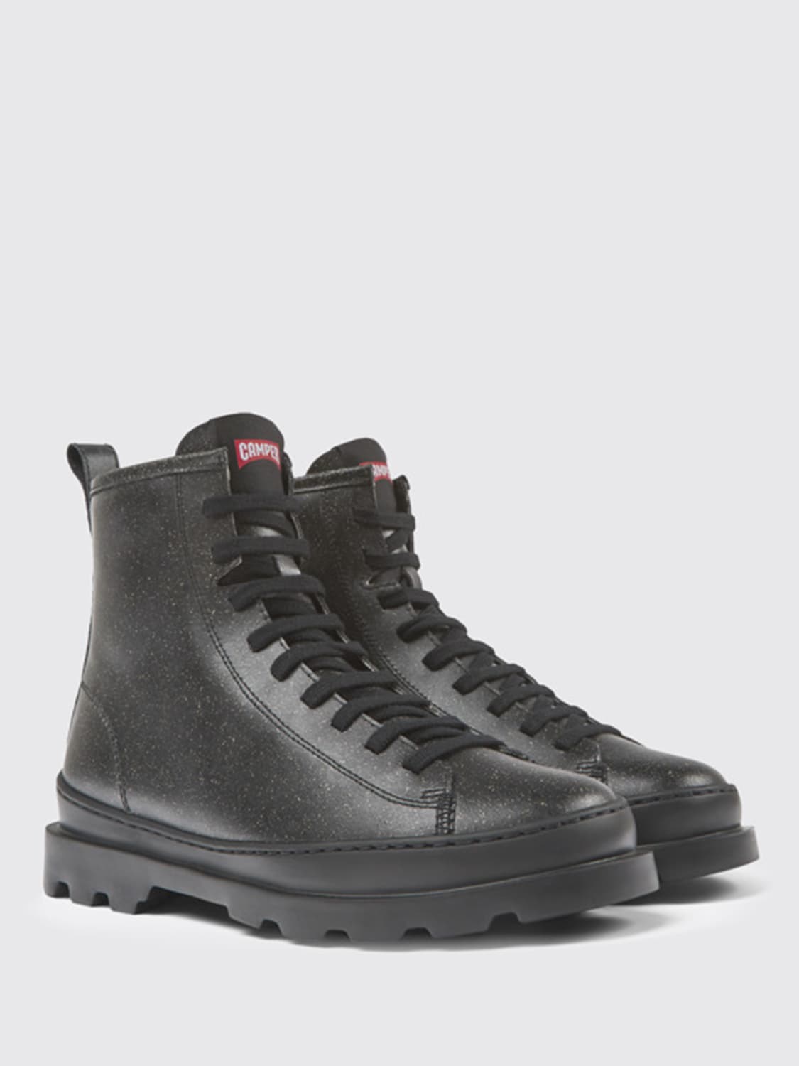 Camper Outlet: Flat booties women - Black | Camper flat