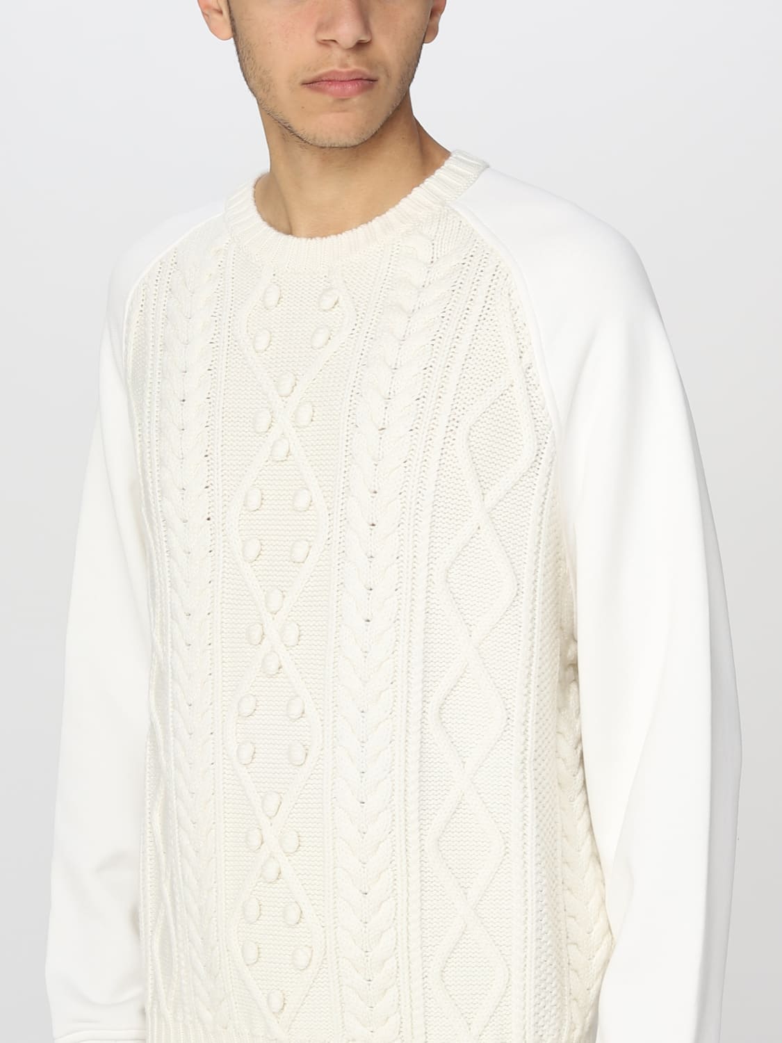 NEIL BARRETT PULLOVER: Pullover herren Neil Barrett, Weiß - Img 4