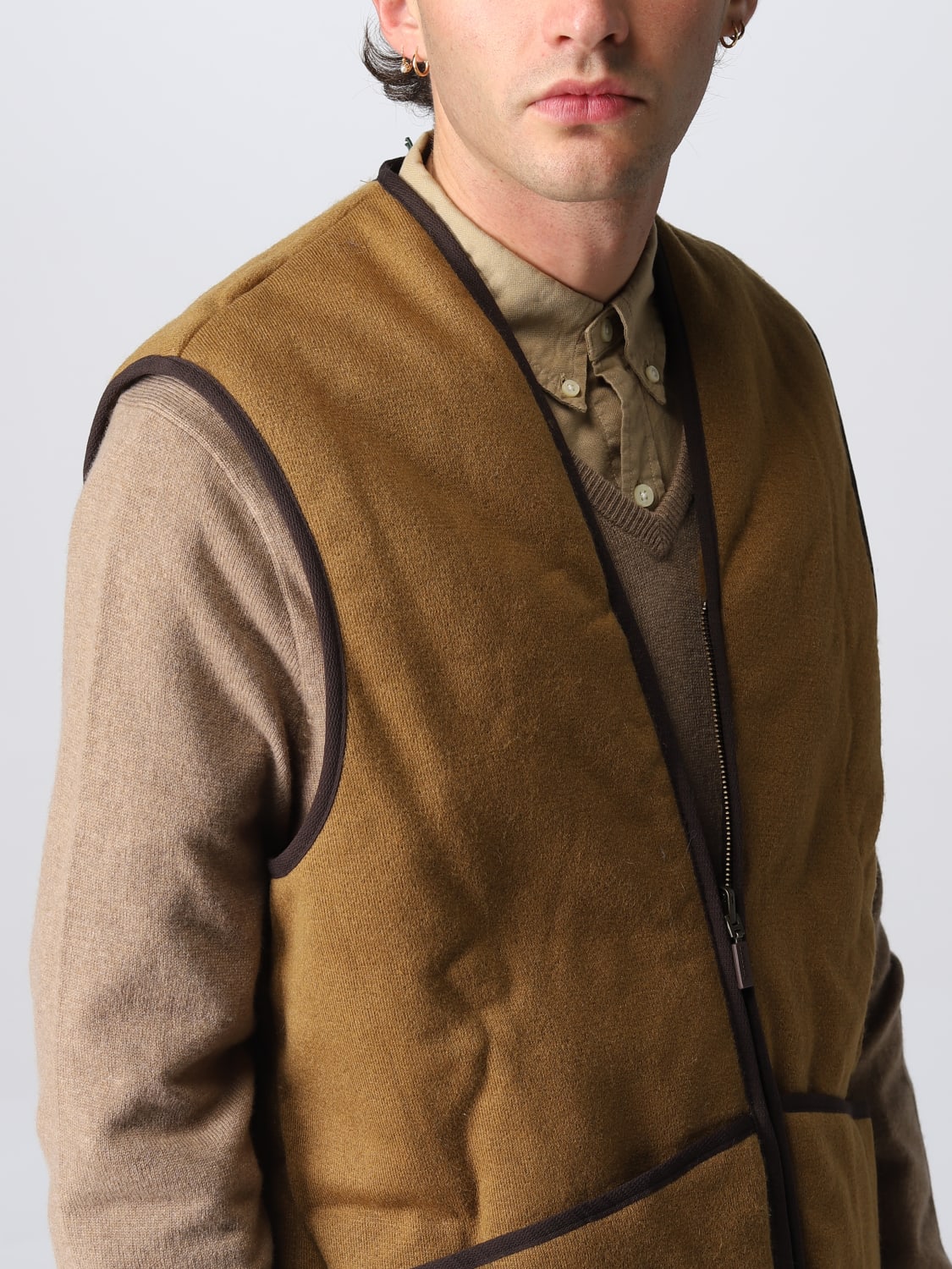 BARBOUR SUIT VEST: Coat men Barbour, Brown - Img 4