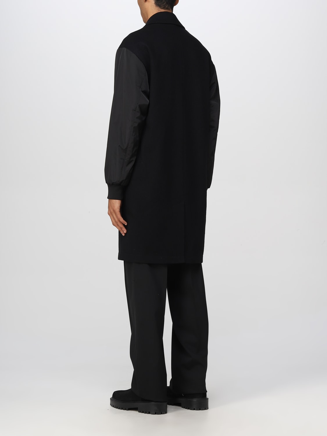 KARL LAGERFELD COAT: Coat men Karl Lagerfeld, Black - Img 3