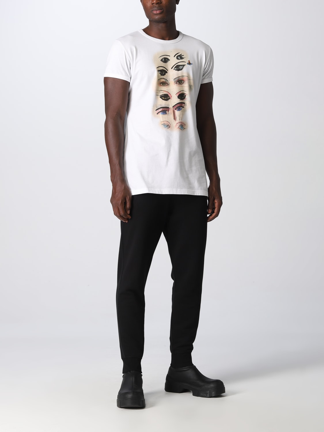 Tシャツ・カットソー VIVIENNE WESTWOOD Men T-shirt White 3G010033J001M A401 Vivienne Westwood VIVIENNE WESTWOOD Men T-Shirts 3G010033