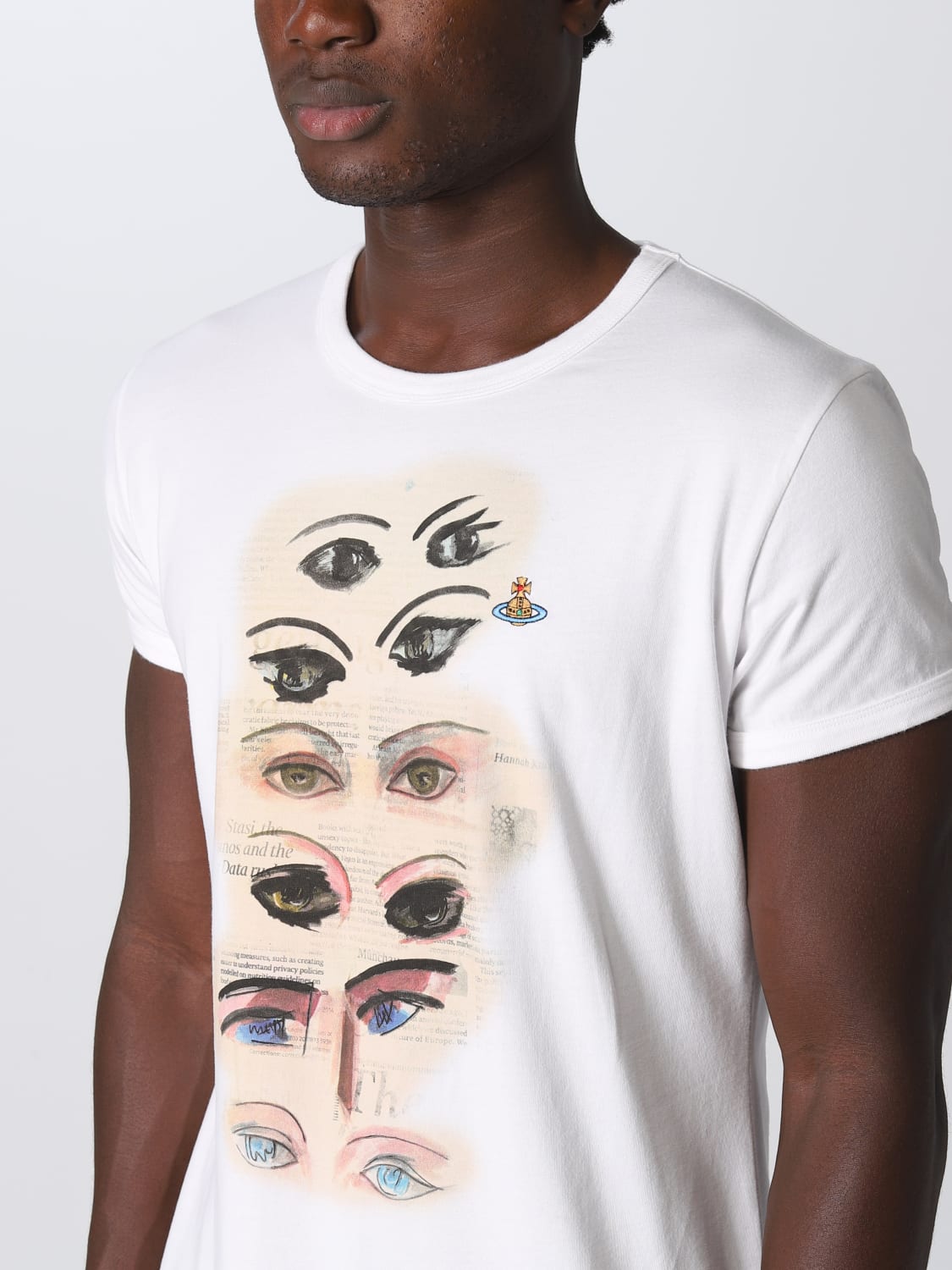 Vivienne Westwood Outlet: T-shirt men - White | Vivienne