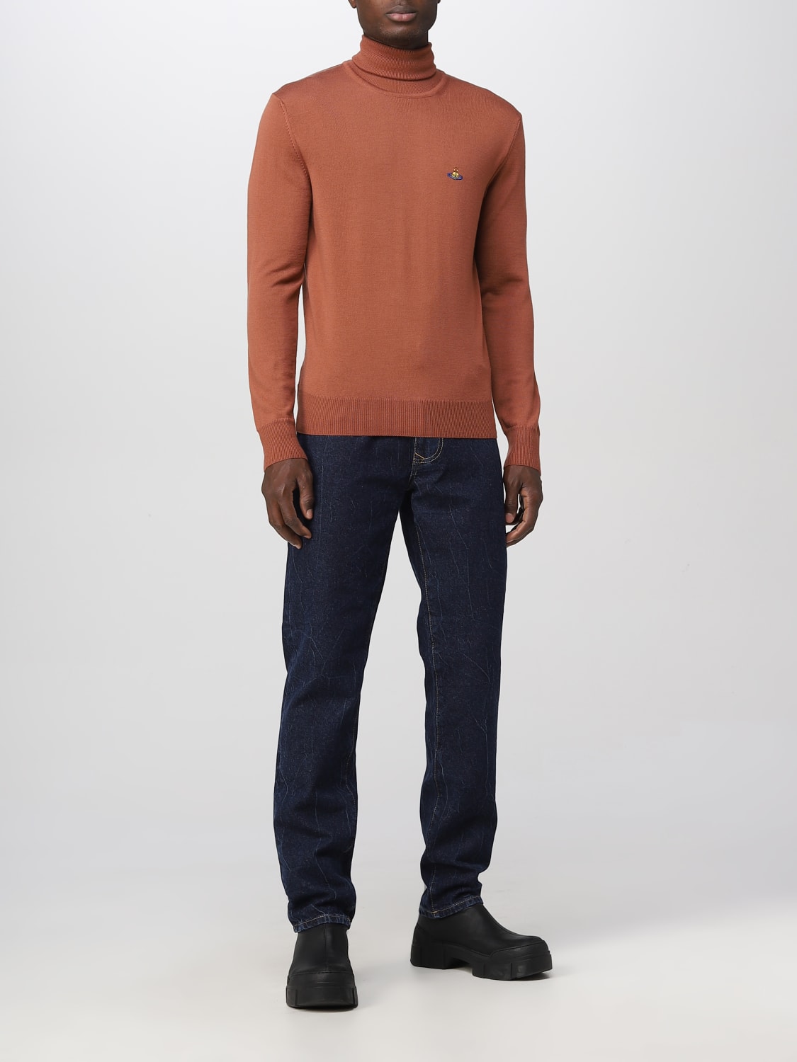 VIVIENNE WESTWOOD SWEATER: Sweater men Vivienne Westwood, Beige - Img 2