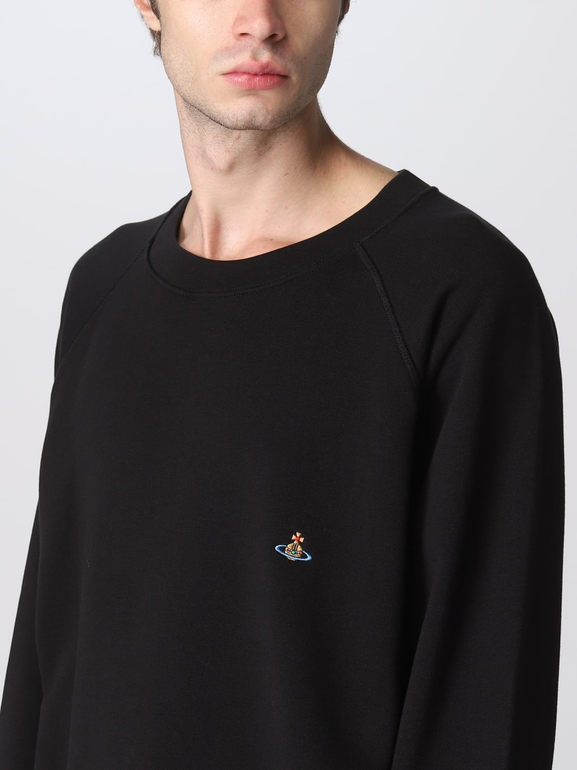 VIVIENNE WESTWOOD：スウェットシャツ メンズ - ブラック | GIGLIO.COM