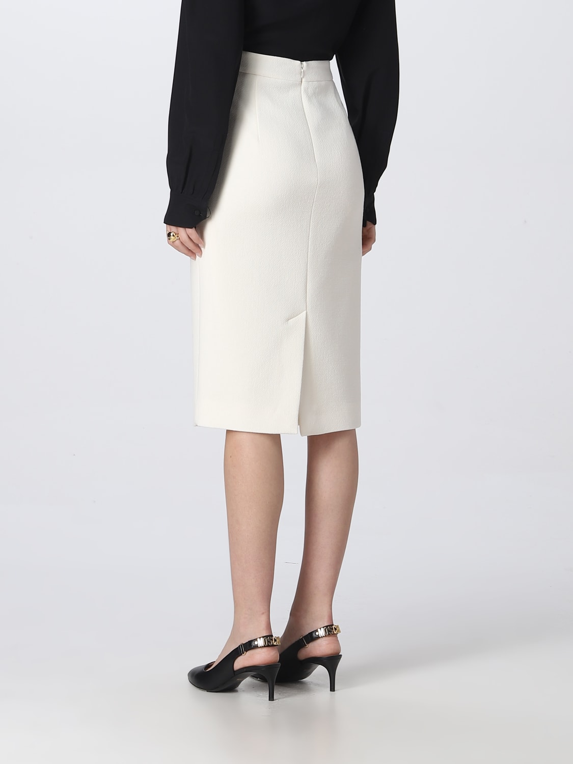 スカート MOSCHINO COUTURE Woman Skirt White 0101518 1005 Moschino Couture Outlet: Skirt women - White | Moschino