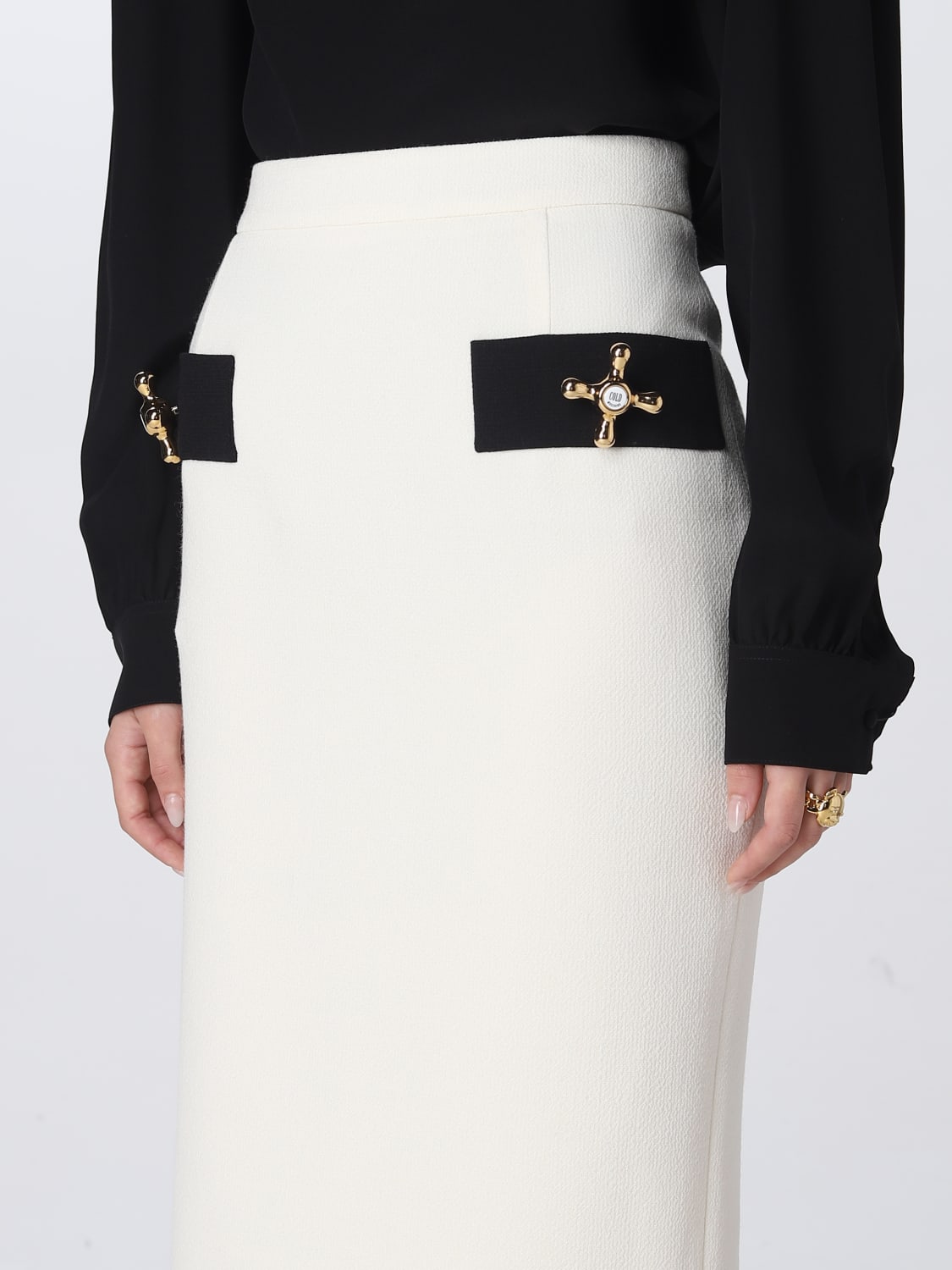 スカート MOSCHINO COUTURE Woman Skirt White 0101518 1005 Moschino Couture Outlet: Skirt women - White | Moschino