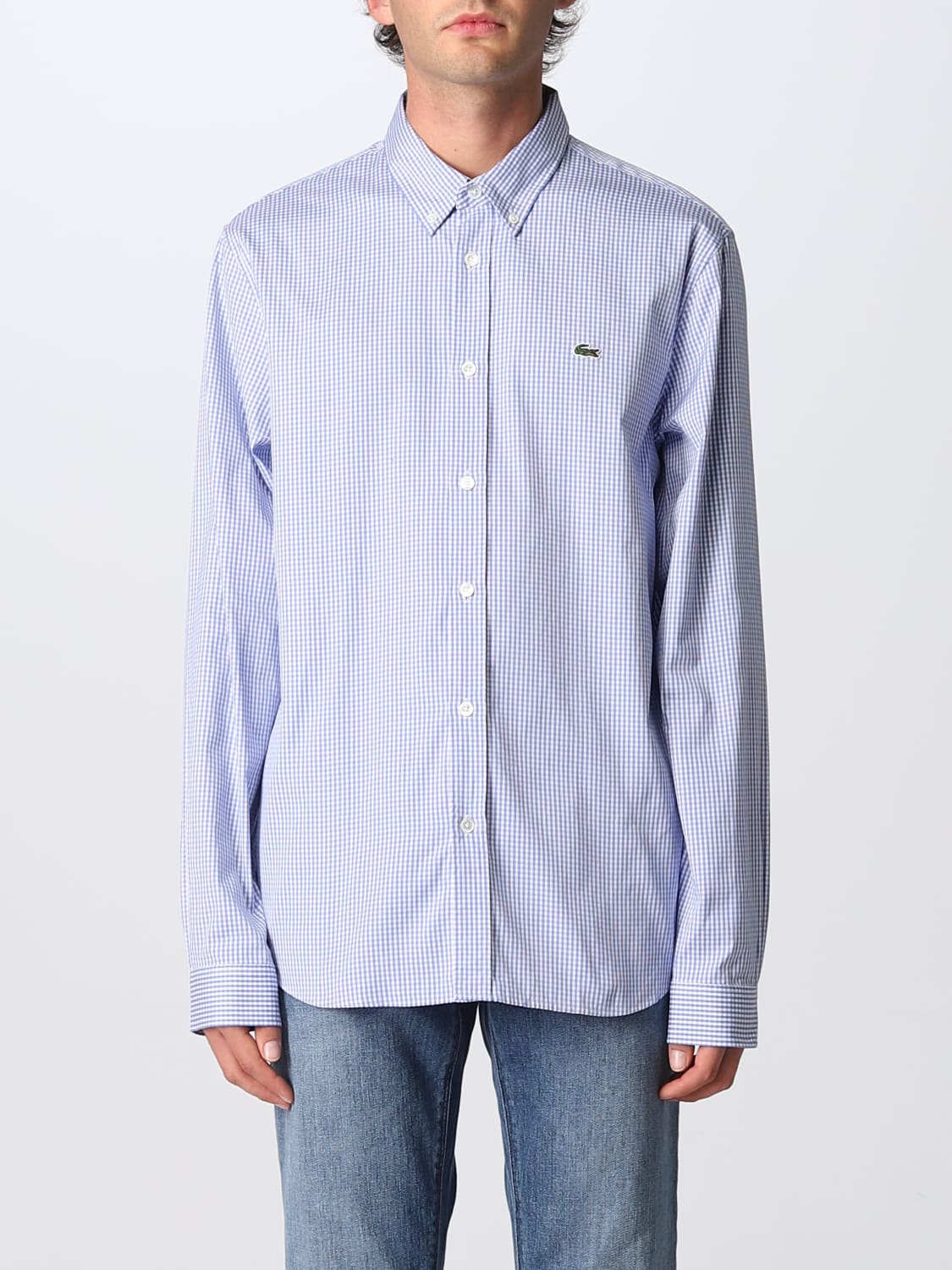 LACOSTE CHEMISE: Chemise homme Lacoste, Bleu Ciel - Img 1