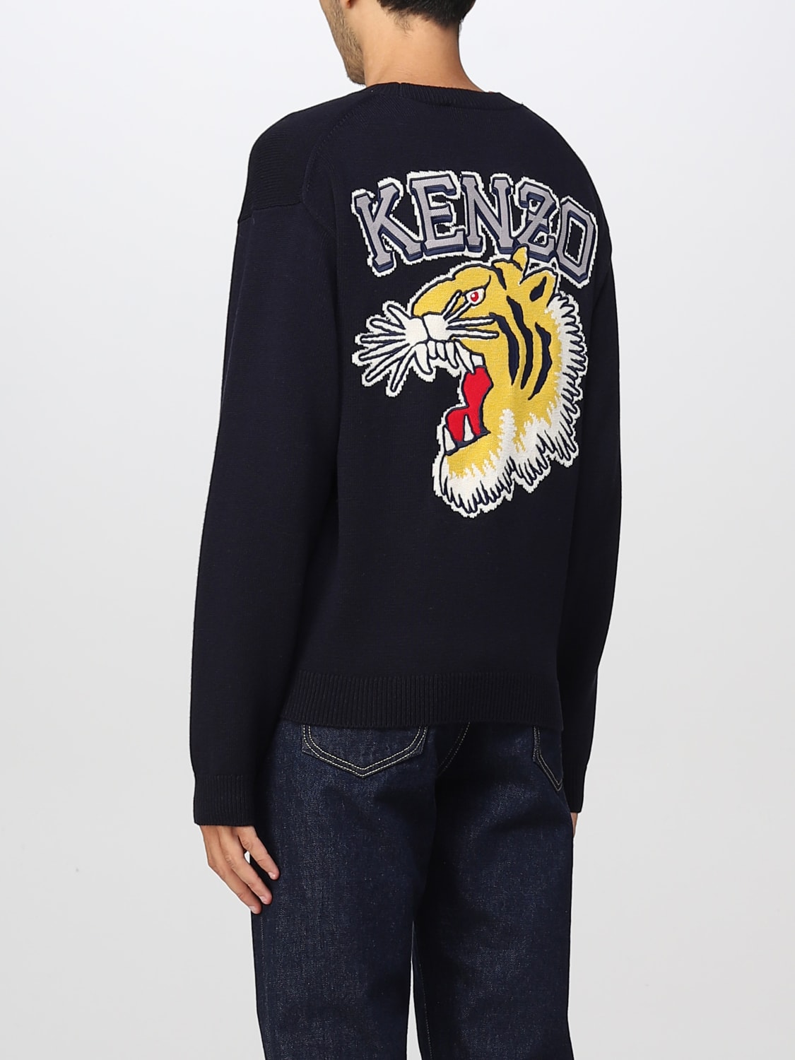 KENZO 스웨터: 스웨터 남성 Kenzo, 블루 - Img 3