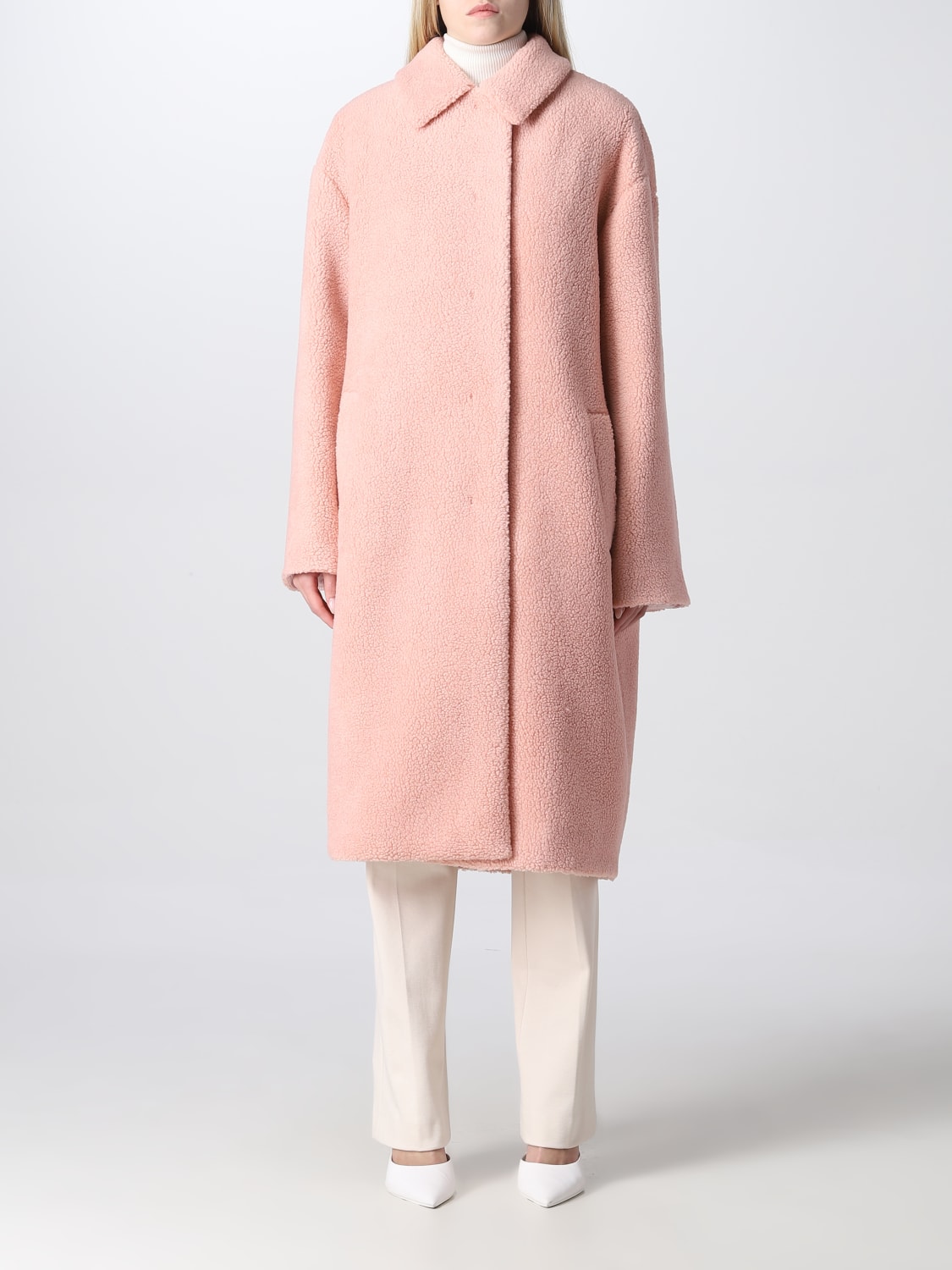 MANUEL RITZ COAT: Coat women Manuel Ritz, Pink - Img 1