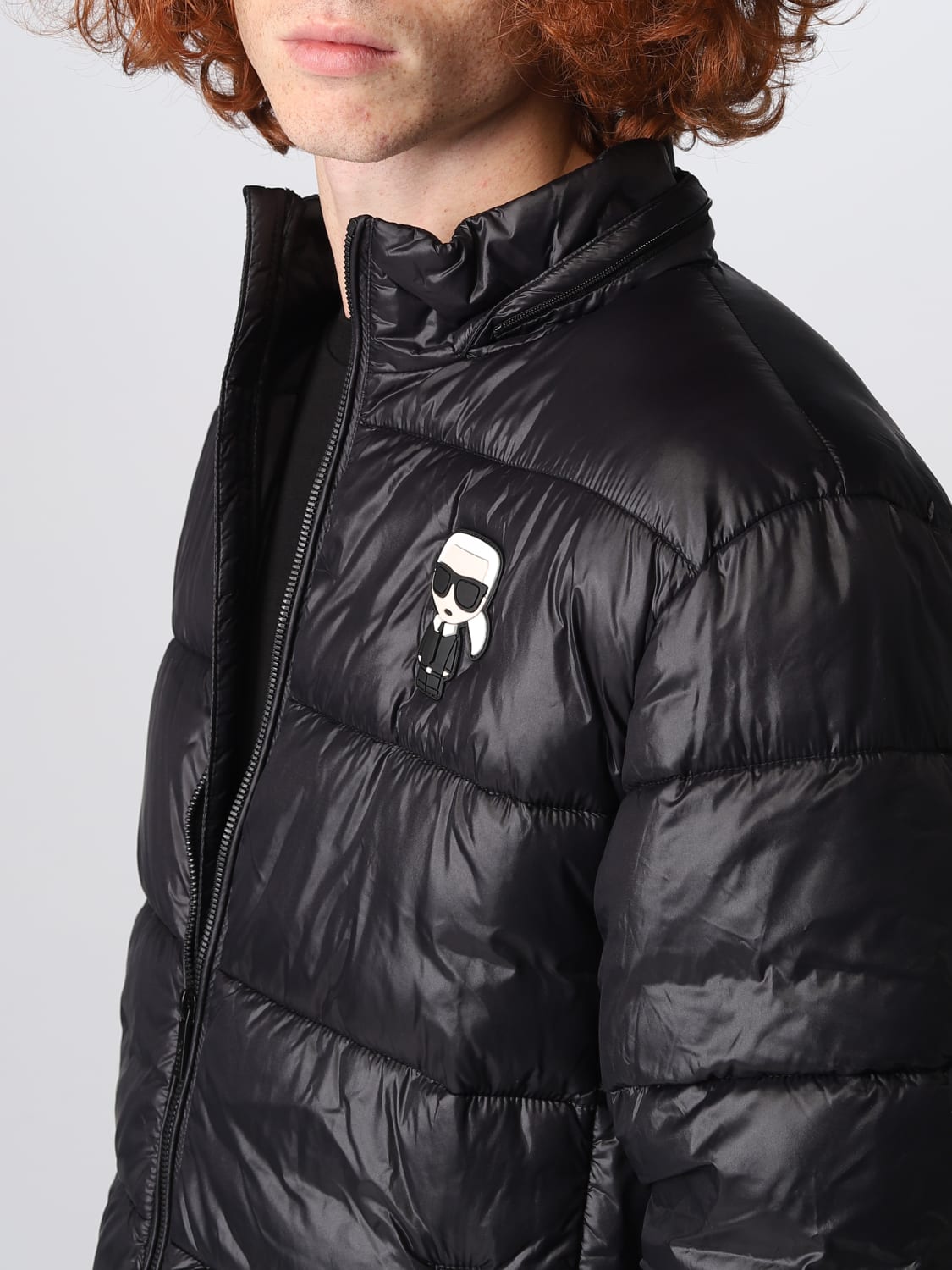 KARL LAGERFELD КУРТКА: Куртка Мужское Karl Lagerfeld, Черный - Img 5